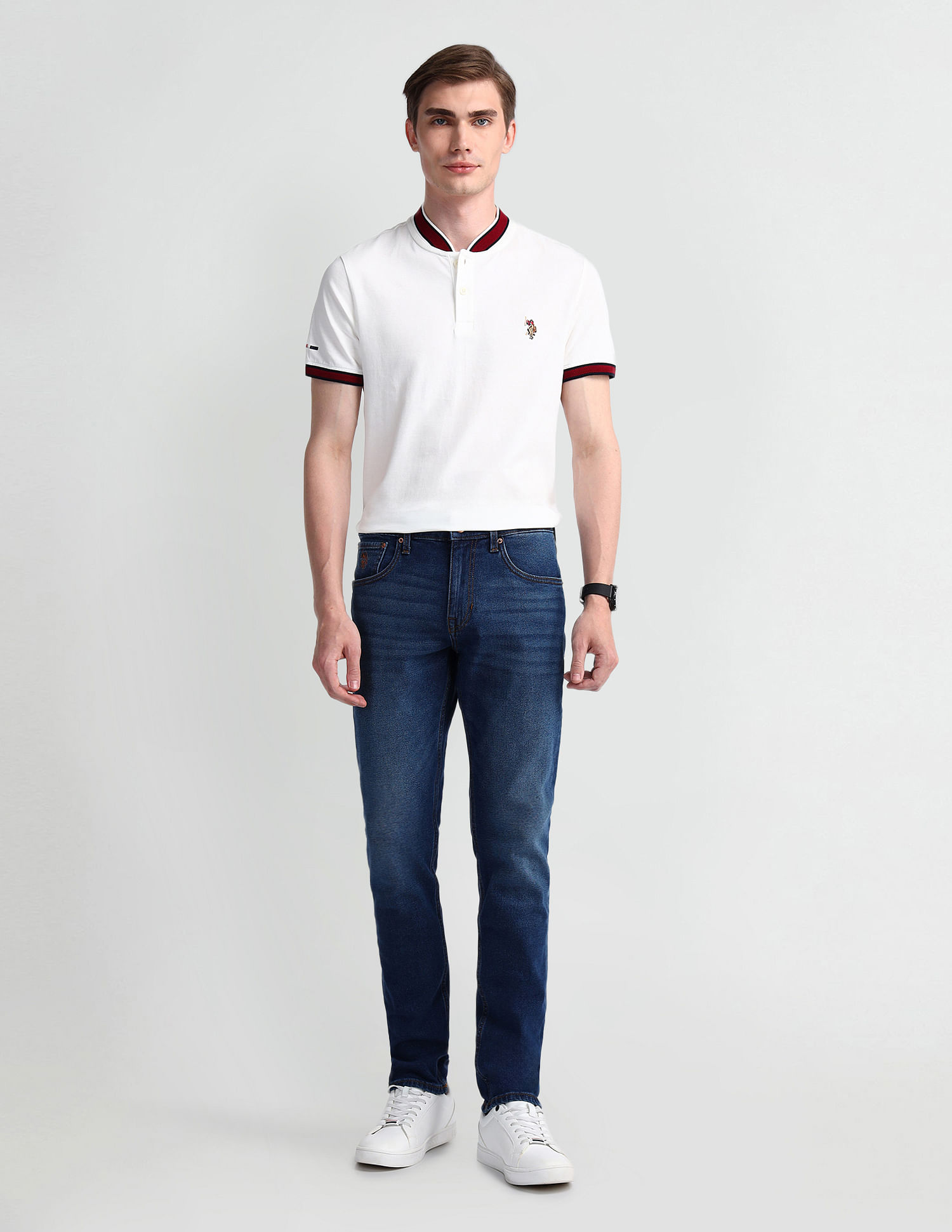 U.S. Polo Assn. Denim Co. Brandon Slim Fit Blue Jeans