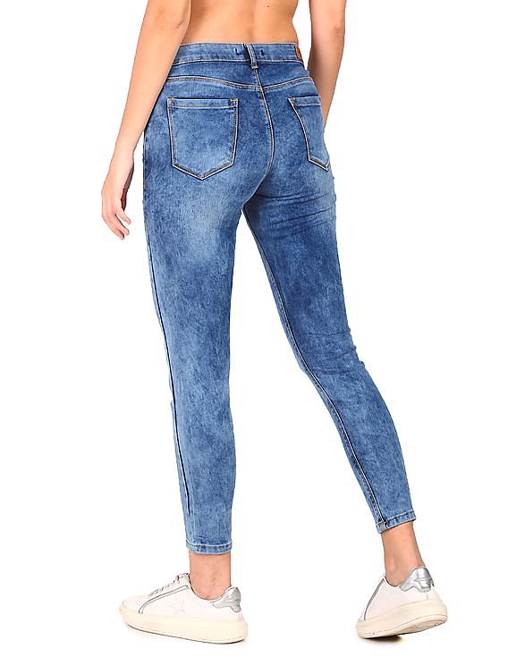 Flying Machine Women Veronica Skinny Fit Mid Rise Jeans
