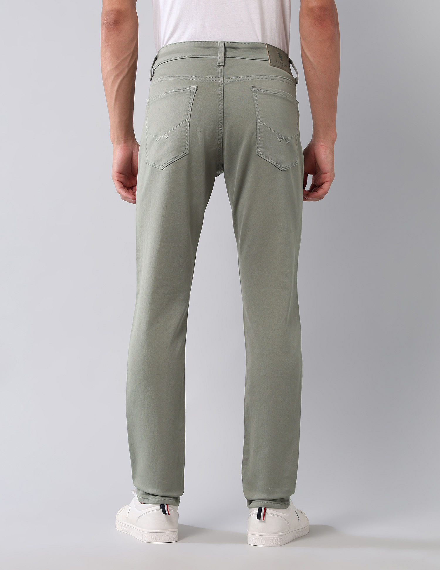 U.S. Polo Assn. Denim Co. Brandon Slim Tapered Fit Green Jeans