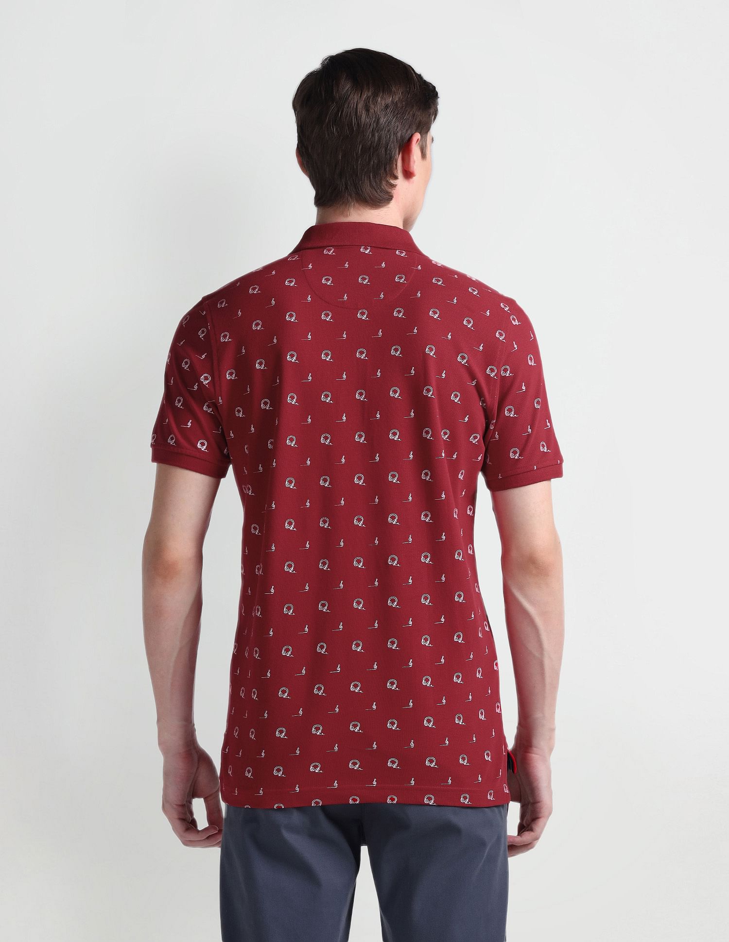 Arrow Sports All Over Print Regular Polo Shirt
