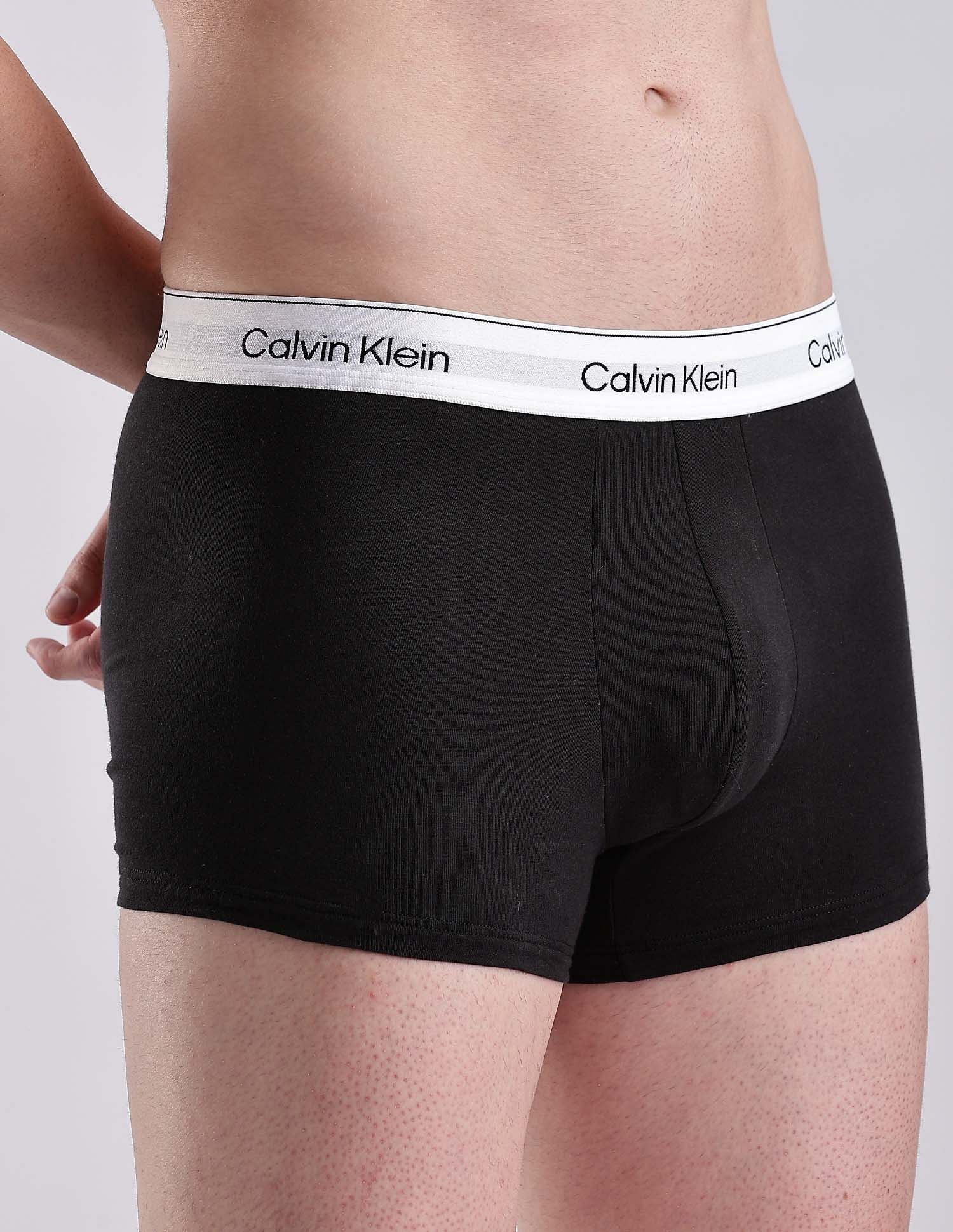 Calvin Klein Underwear Mens Multi Coloured Striped Trunks