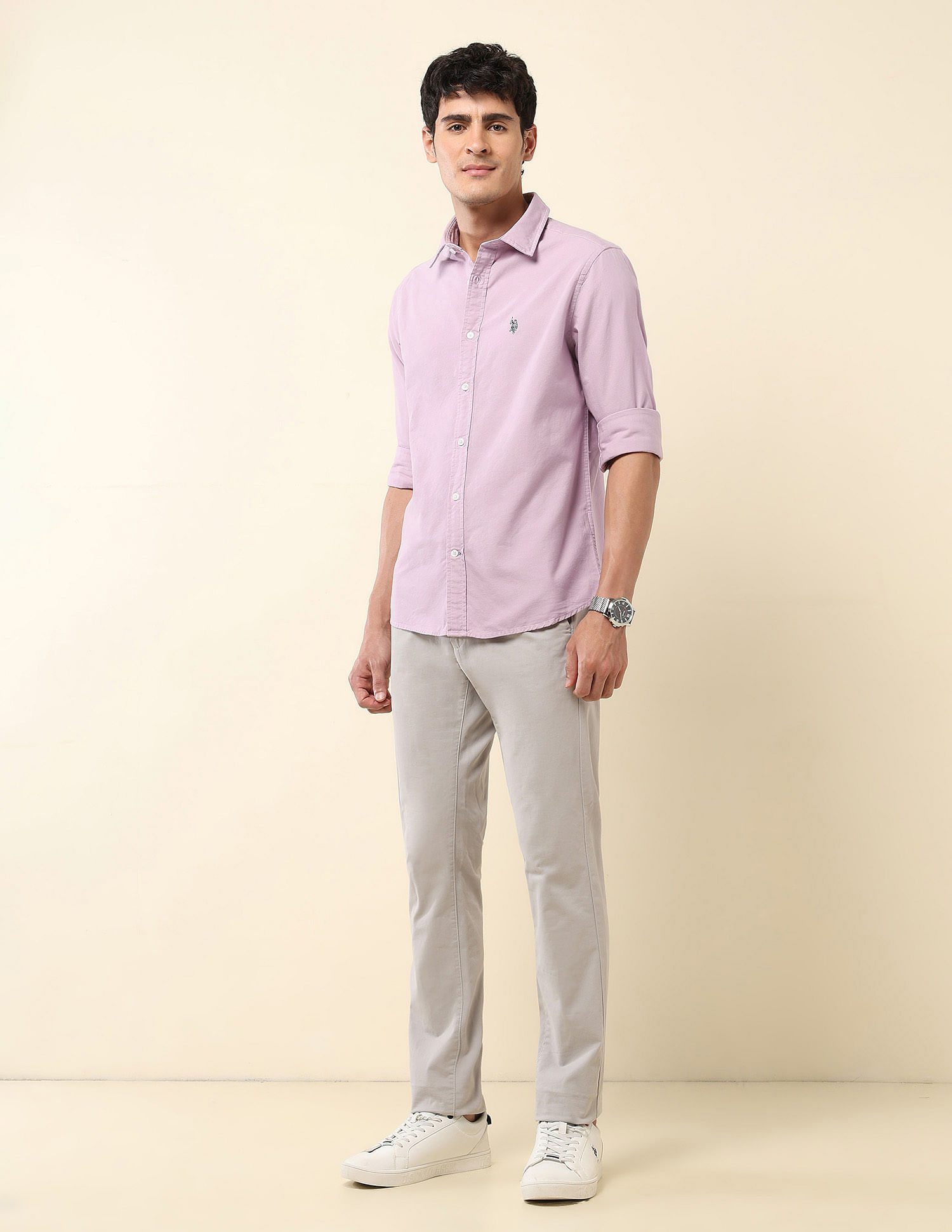 U.S. Polo Assn. Tailored Fit Pure Cotton Oxford Shirt
