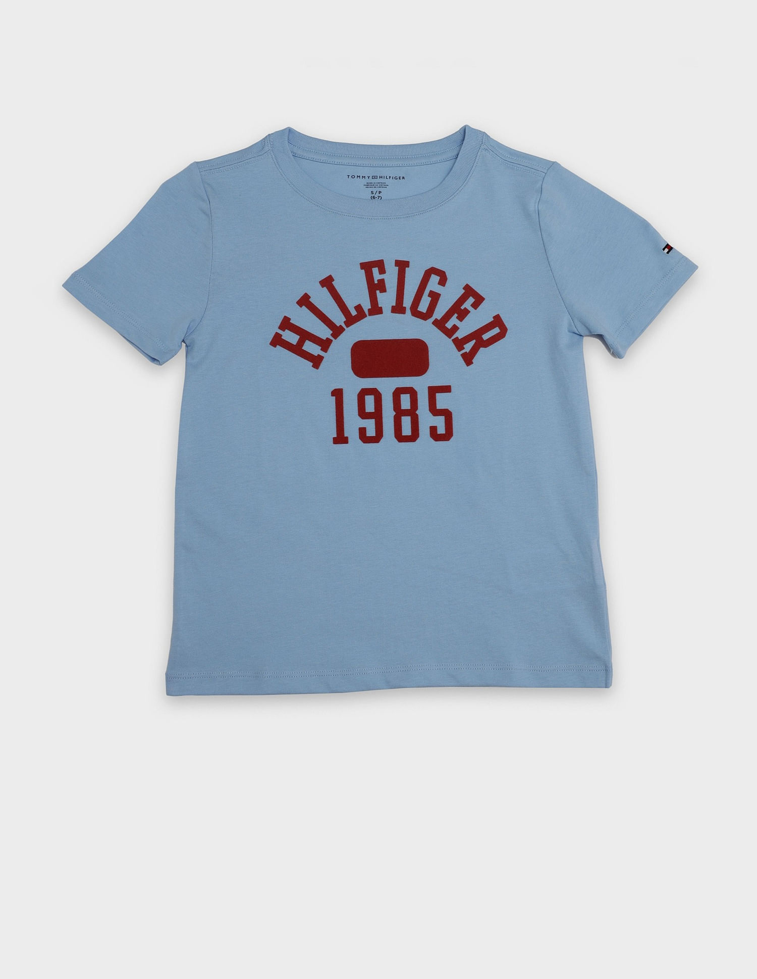 Tommy Hilfiger Kids Boys Logo Regular-Fit Cotton T-Shirt