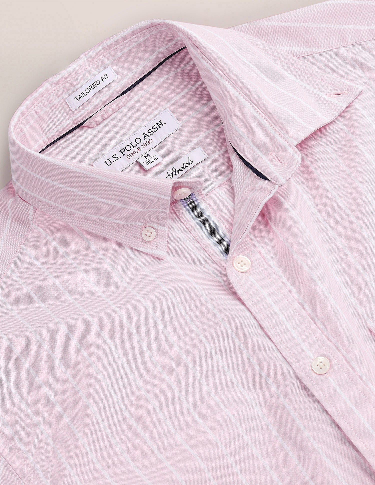 U.S. Polo Assn. Vertical Stripe Tailored Fit Shirt