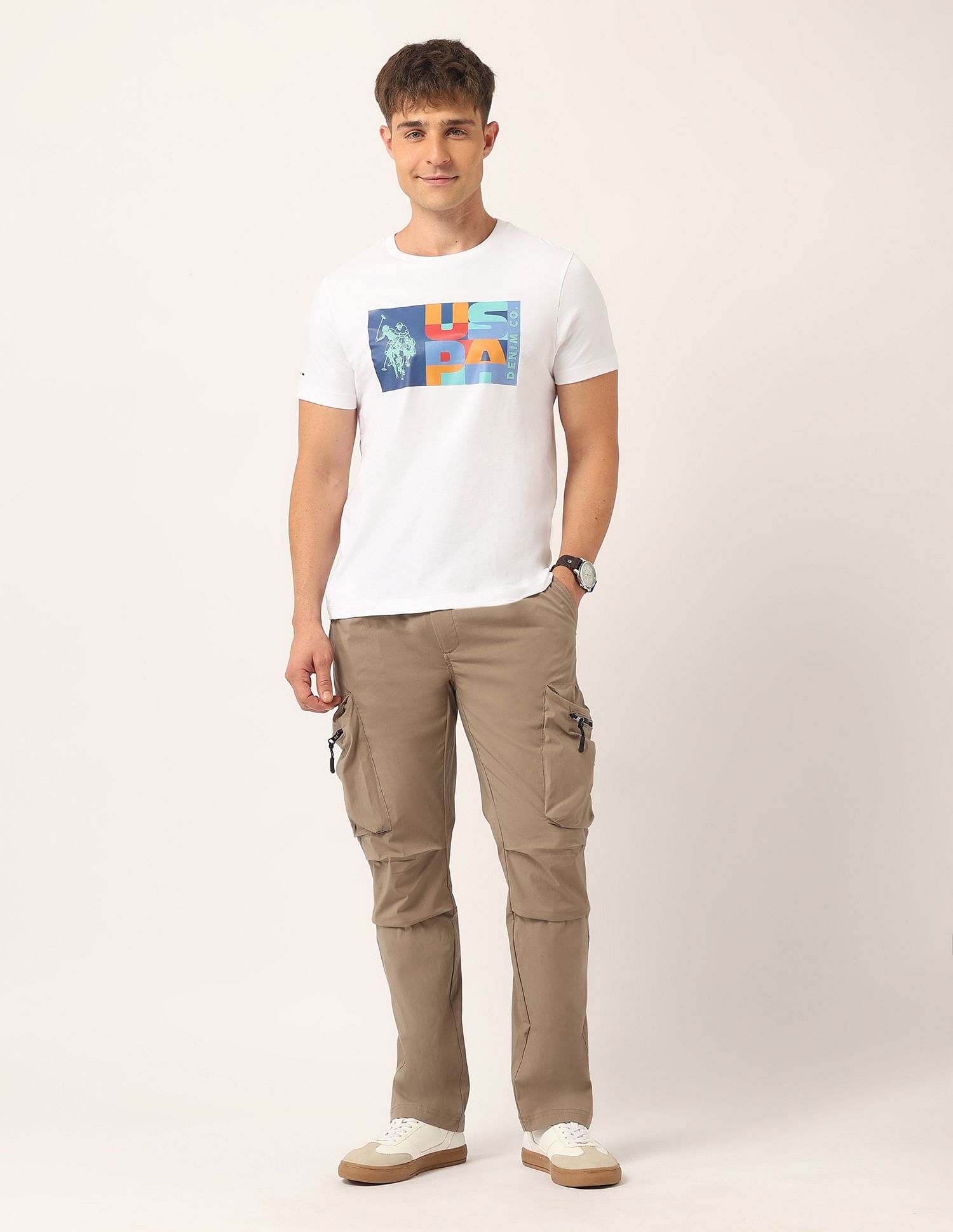 U.S. Polo Assn. Denim Co. Brand Printed Muscle Fit T-Shirt