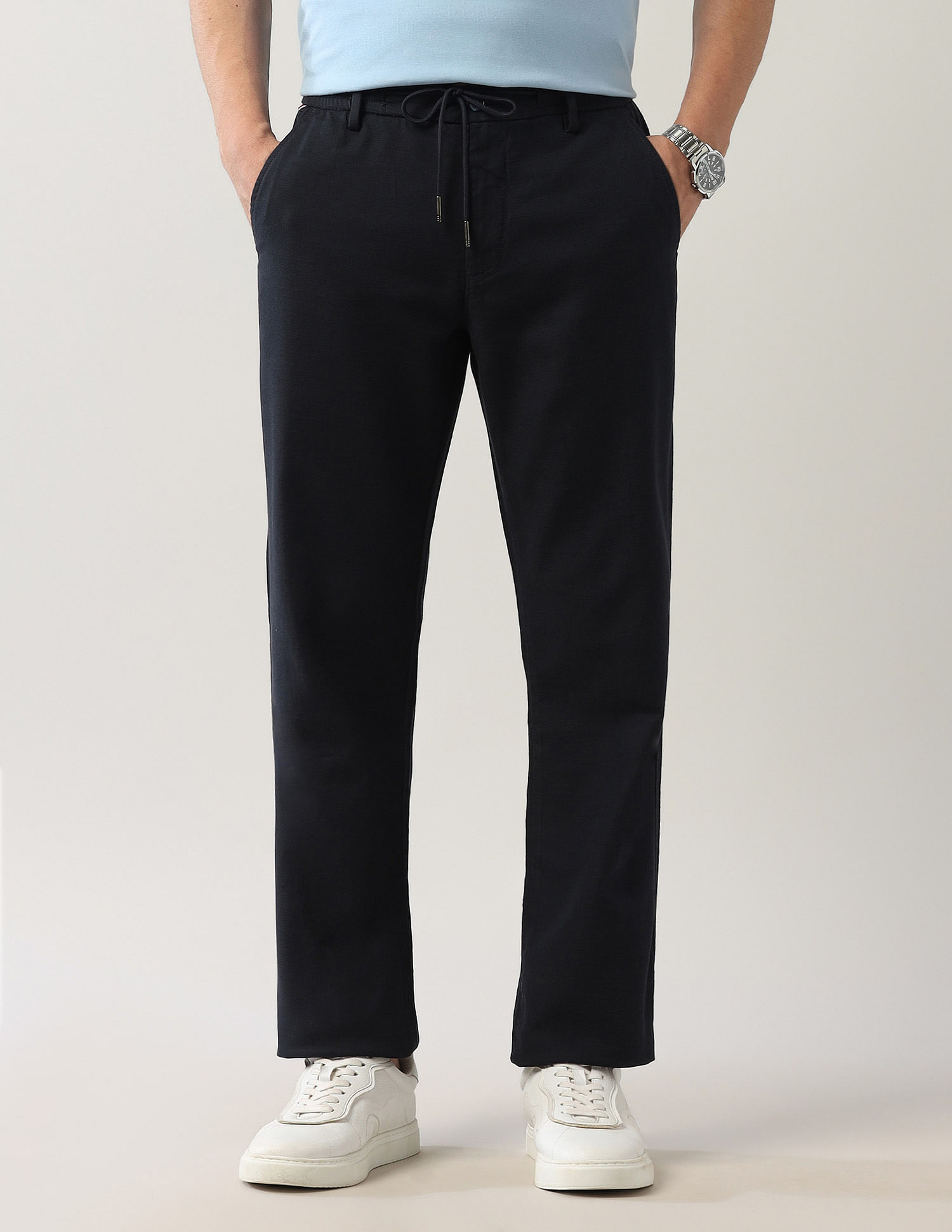 Arrow Sport Straight Fit Night Is Young Trousers