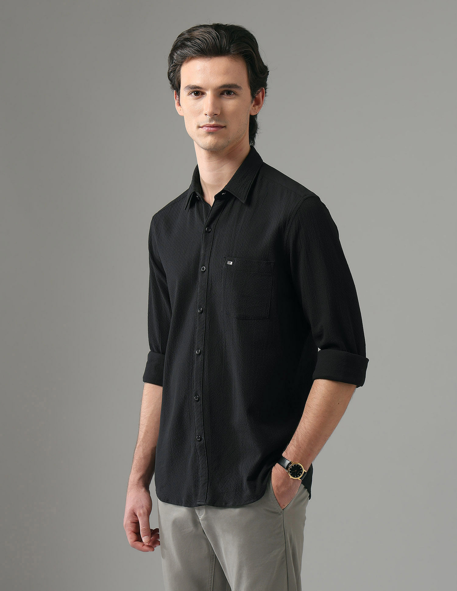 Arrow Sport Seersucker Slim Fit Shirt