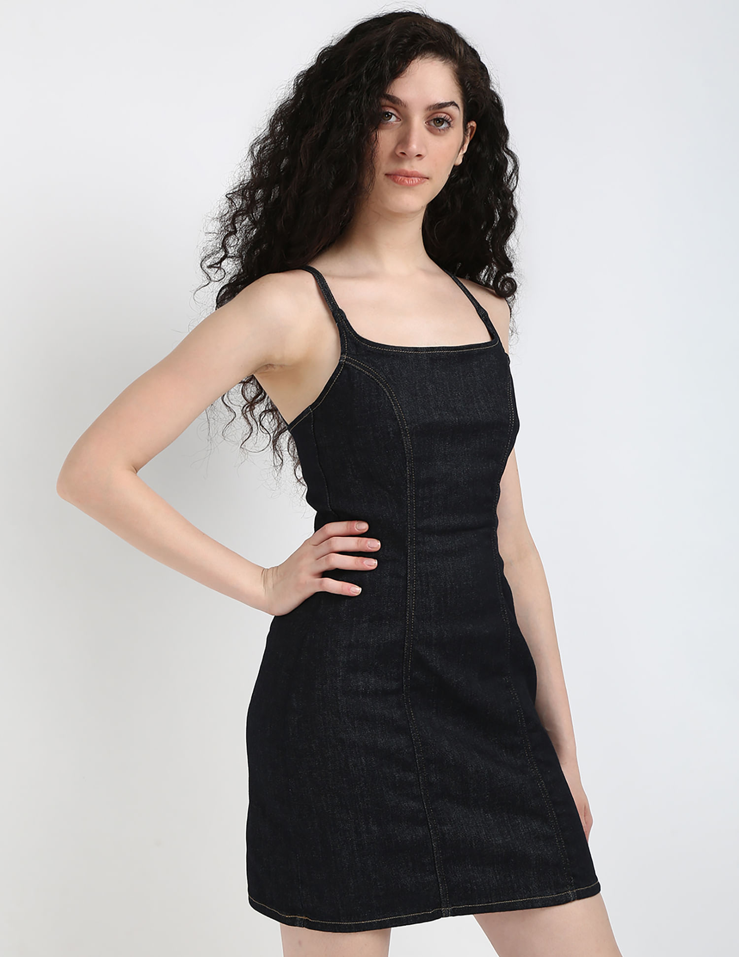 Buy Calvin Klein Jeans Slip Mini Denim Dress