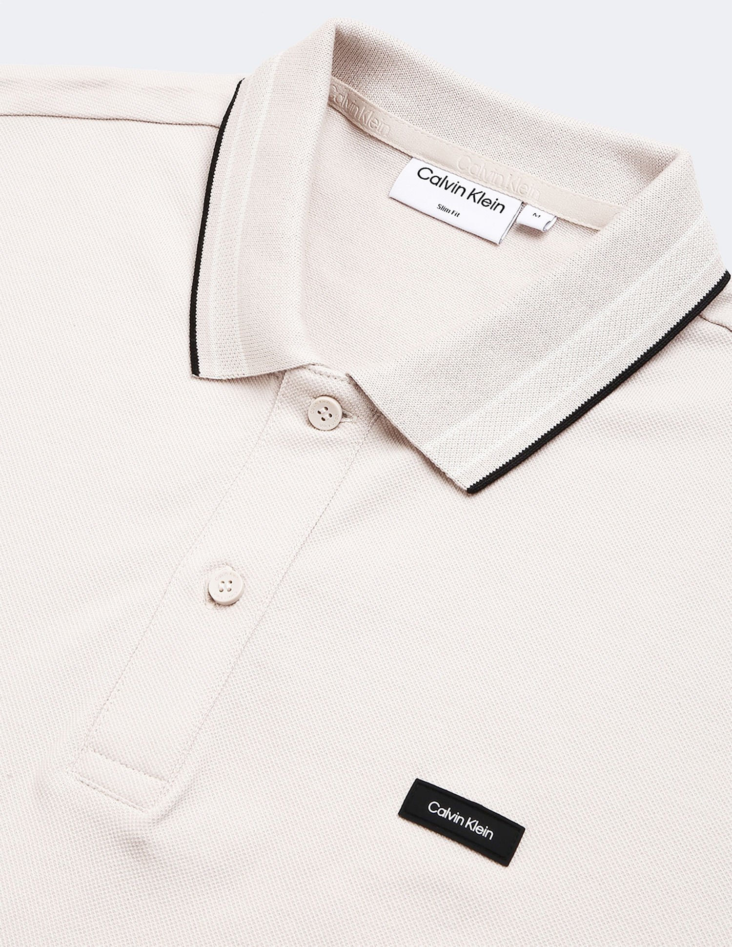 Calvin Klein Solid Slim Fit Polo Shirt