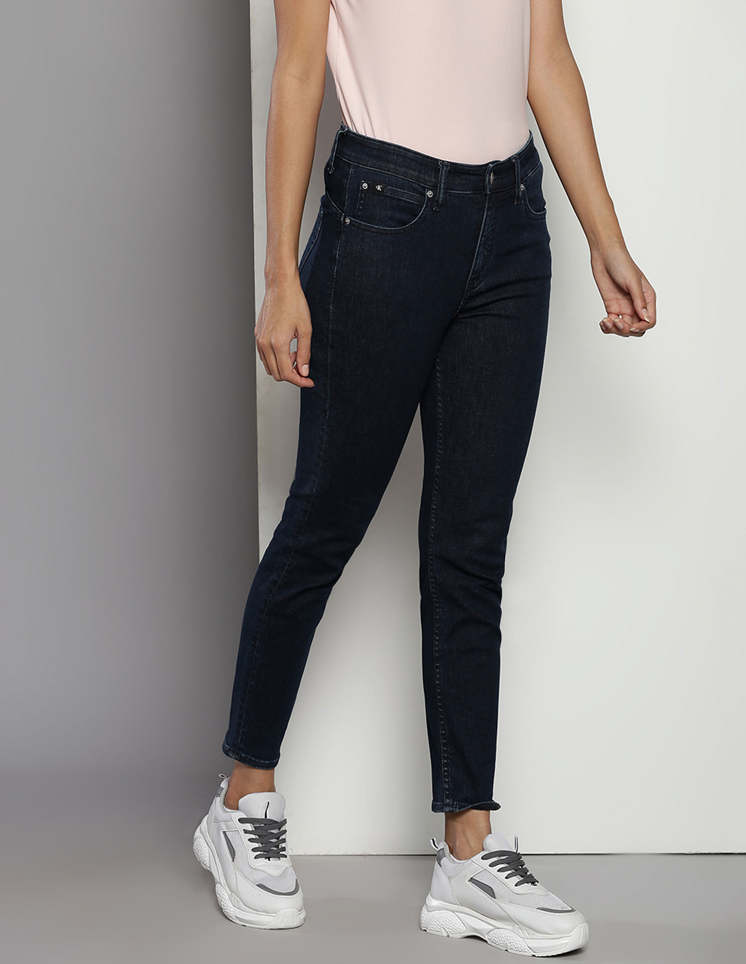 Calvin Klein High Rise Body Skinny Fit Jeans
