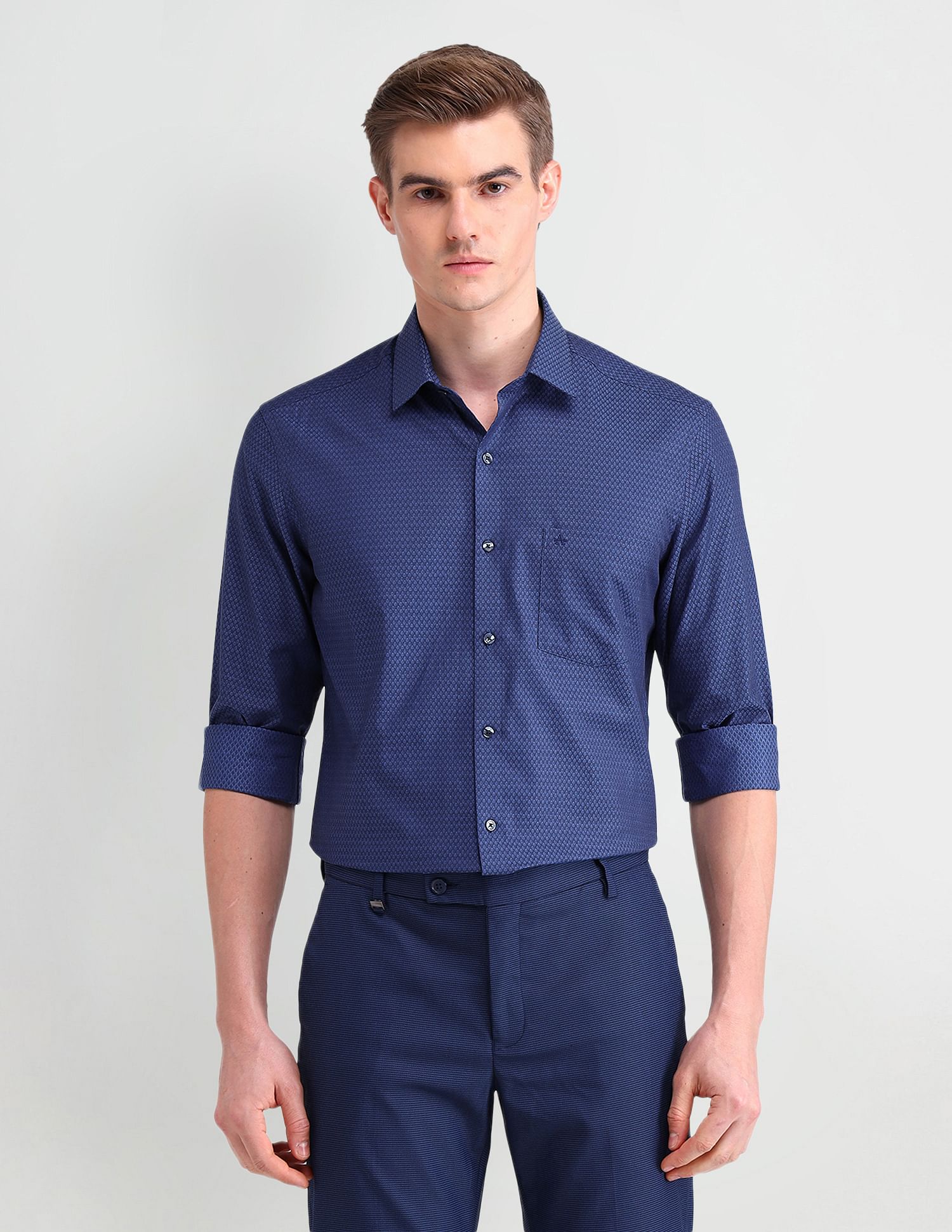Arrow Brooklyn Fit Textured Shirt