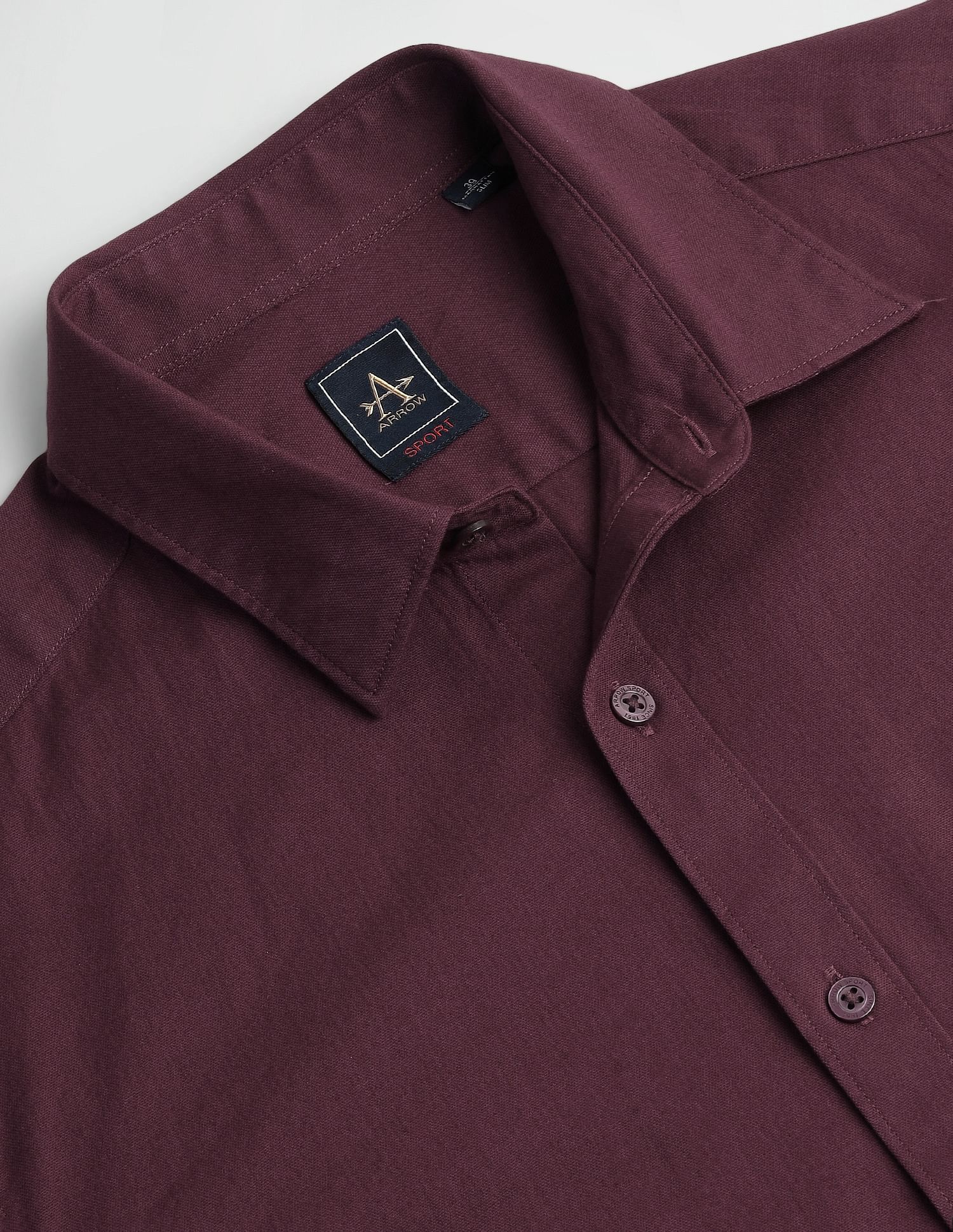 Arrow Sports Manhattan Slim Fit Solid Shirt