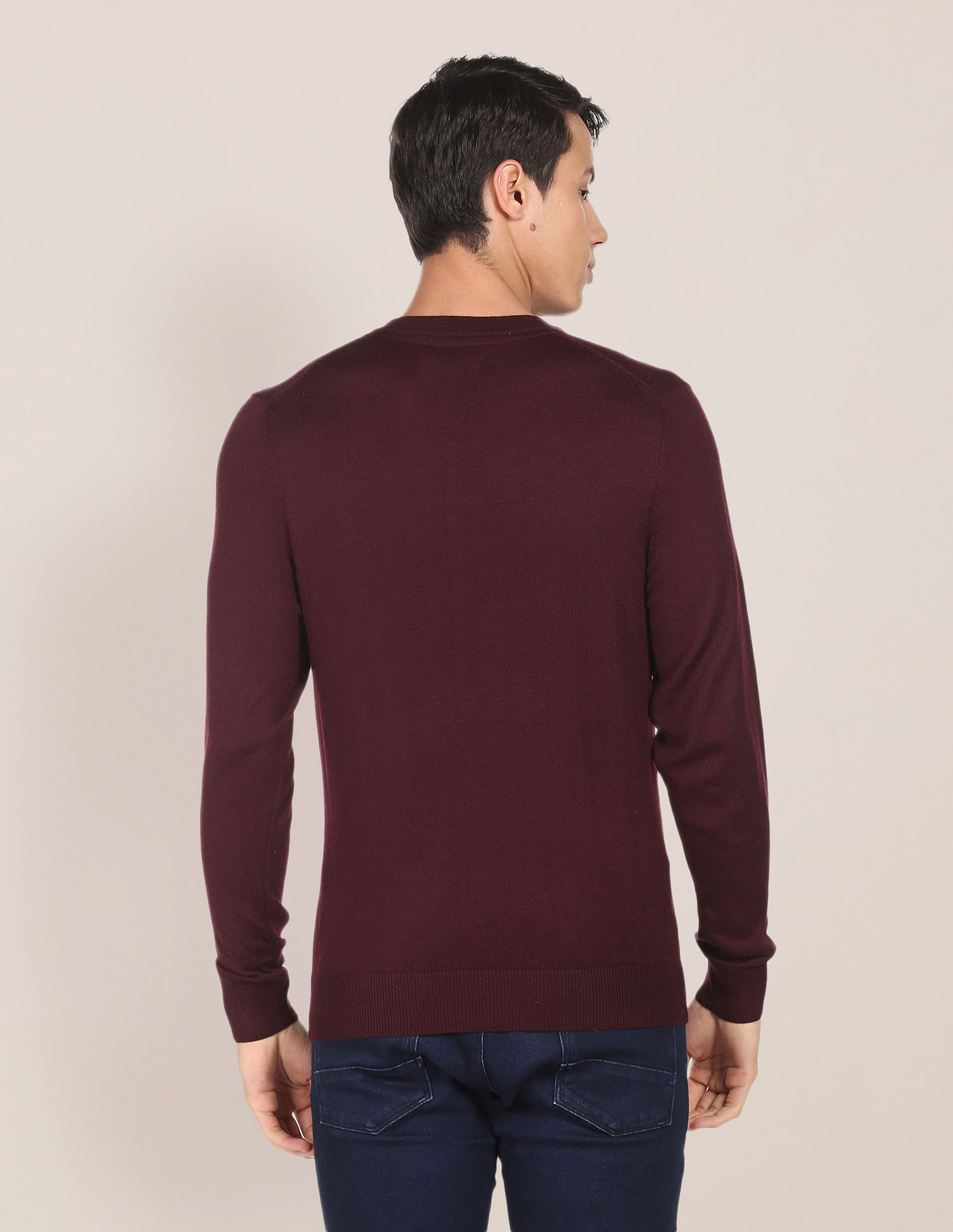 Buy U.S. Polo Assn. V Neck Long Sleeve Sweater NNNOW