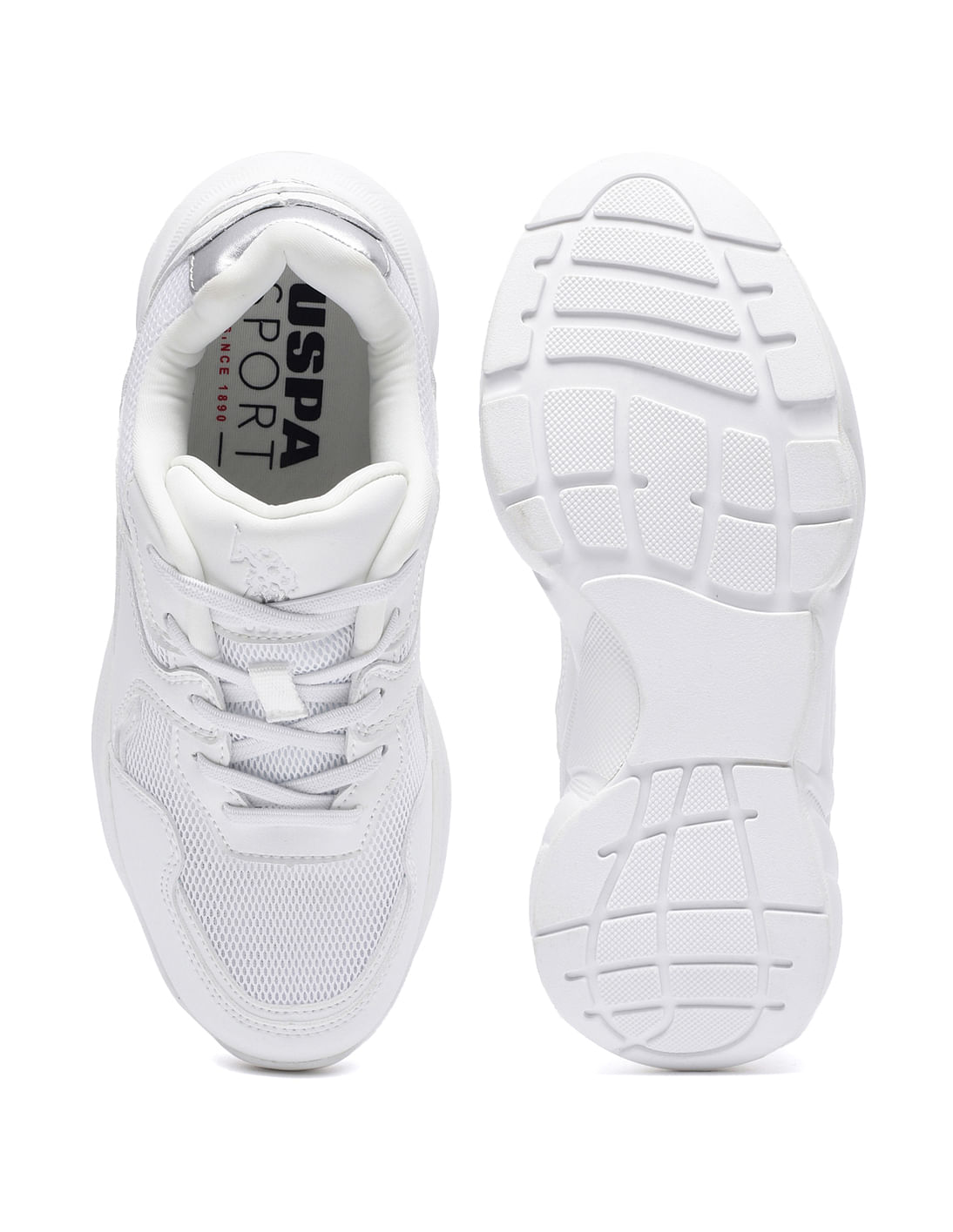 U.S. Polo Assn. Women Panelled Solid Lace Up Zuri Sneakers