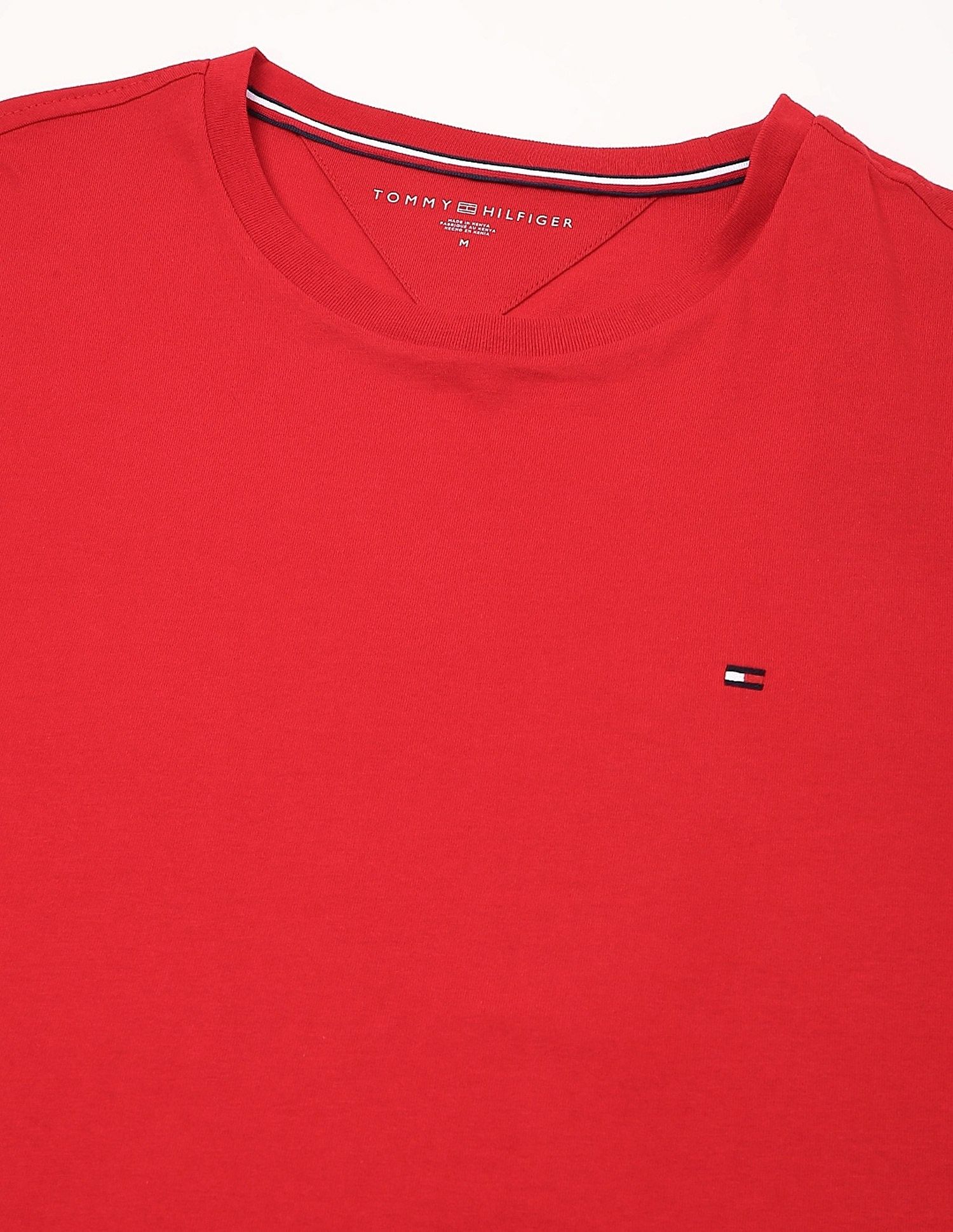Tommy Hilfiger Solid Regular-Fit Cotton T-Shirt