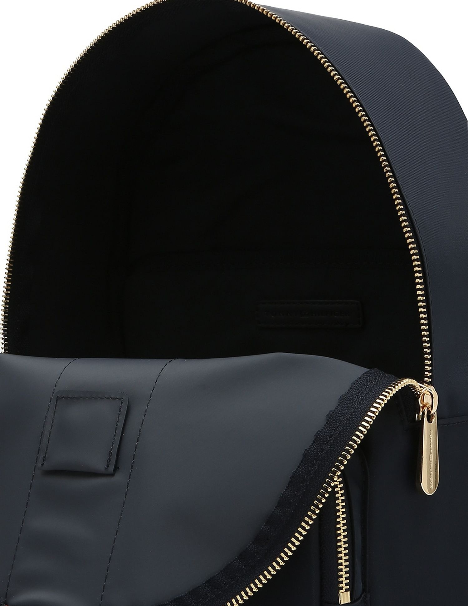 Tommy Hilfiger Solid Blue Nylon Backpack