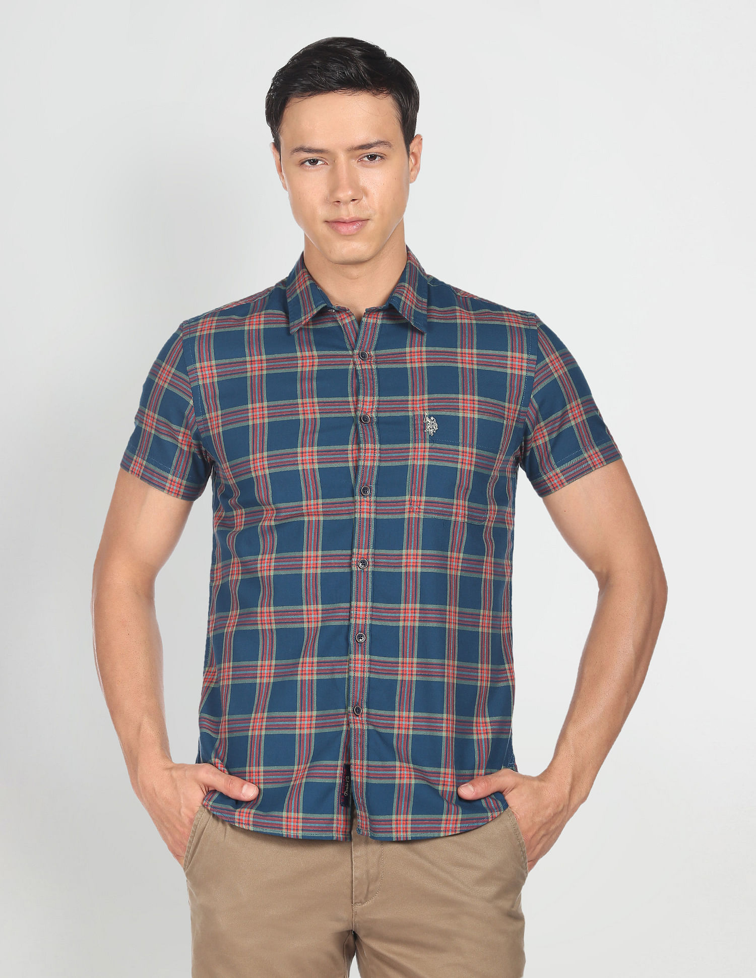 U.S. Polo Assn. Denim Co. Outdoor Check Twill Shirt