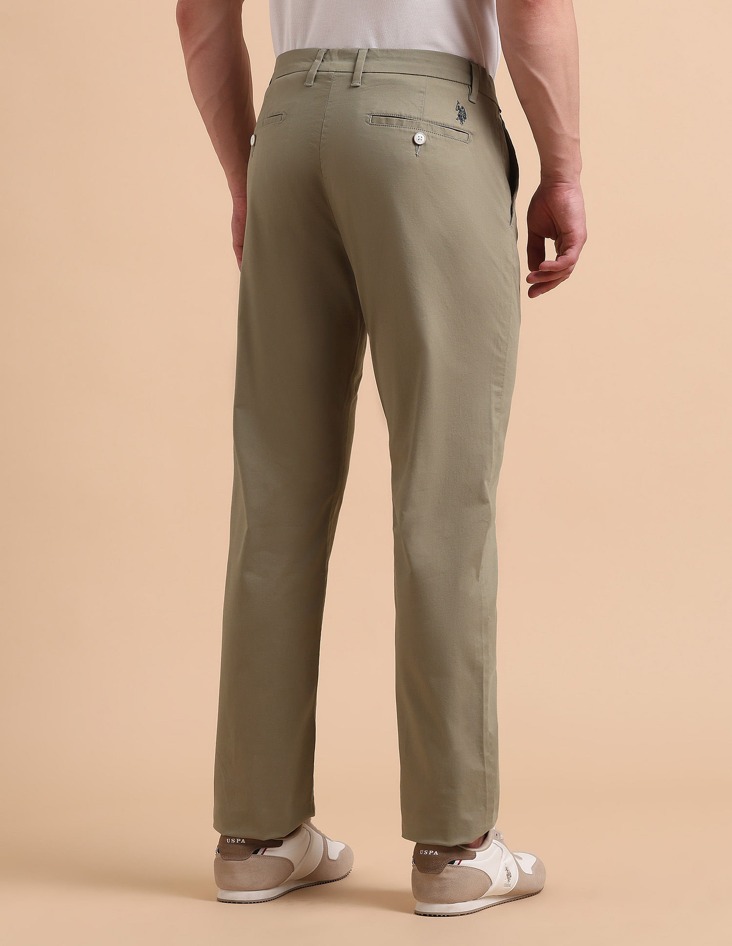 U.S. Polo Assn. Satin Slim Fit Trousers