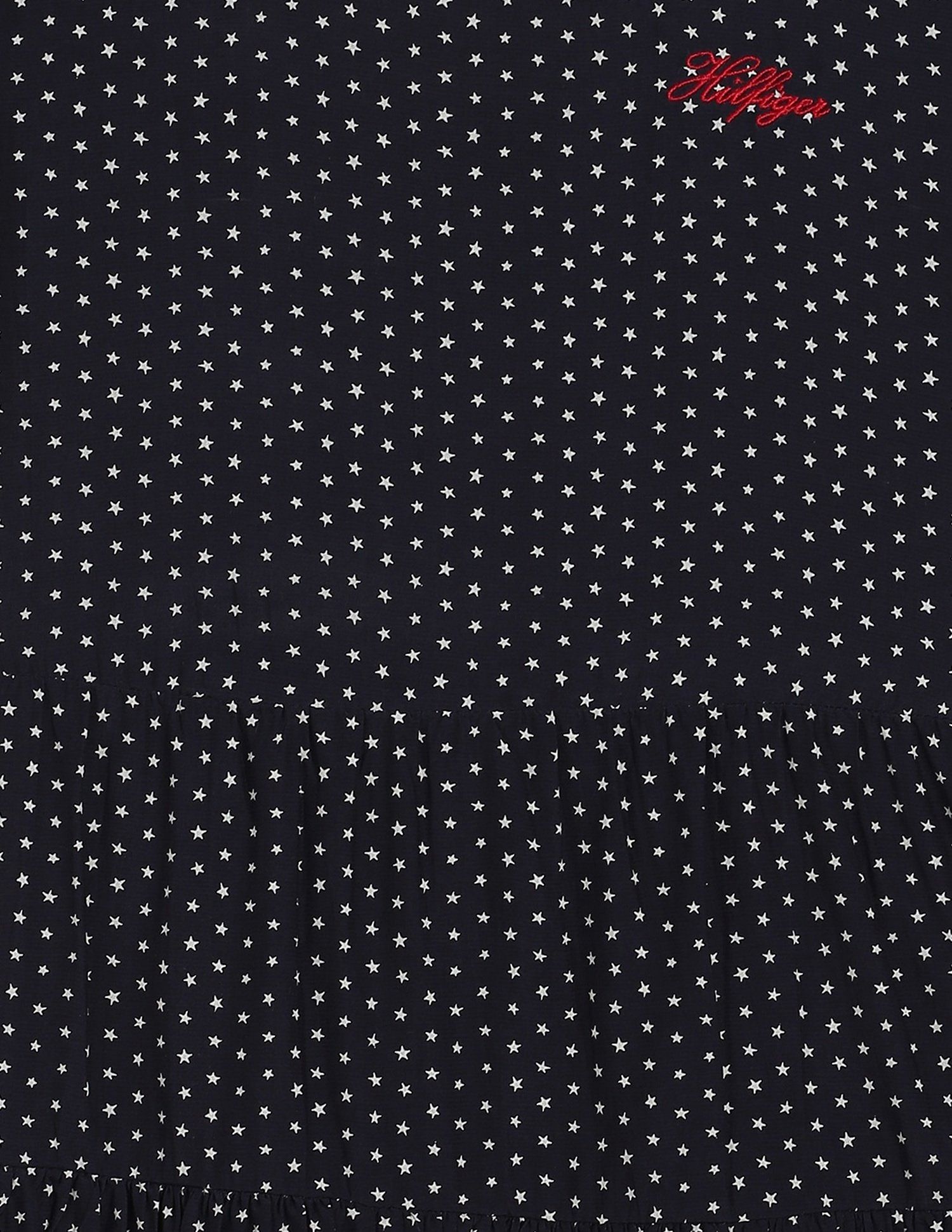 Tommy Hilfiger Kids Girls Printed Regular-Fit Viscose Dress