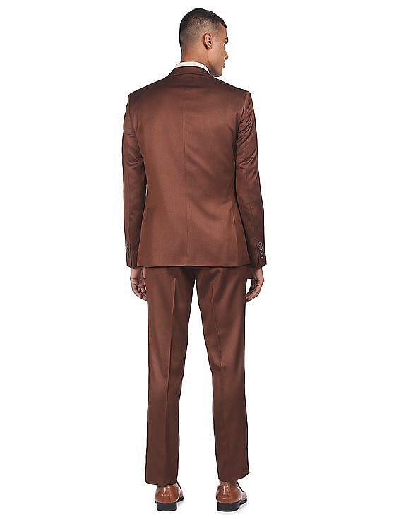 Mens Premium Wool Blend Tweed Herringbone Slim Fit Check Plaid Casual Suit  Separate Pant Brown at Amazon Men's Clothing store