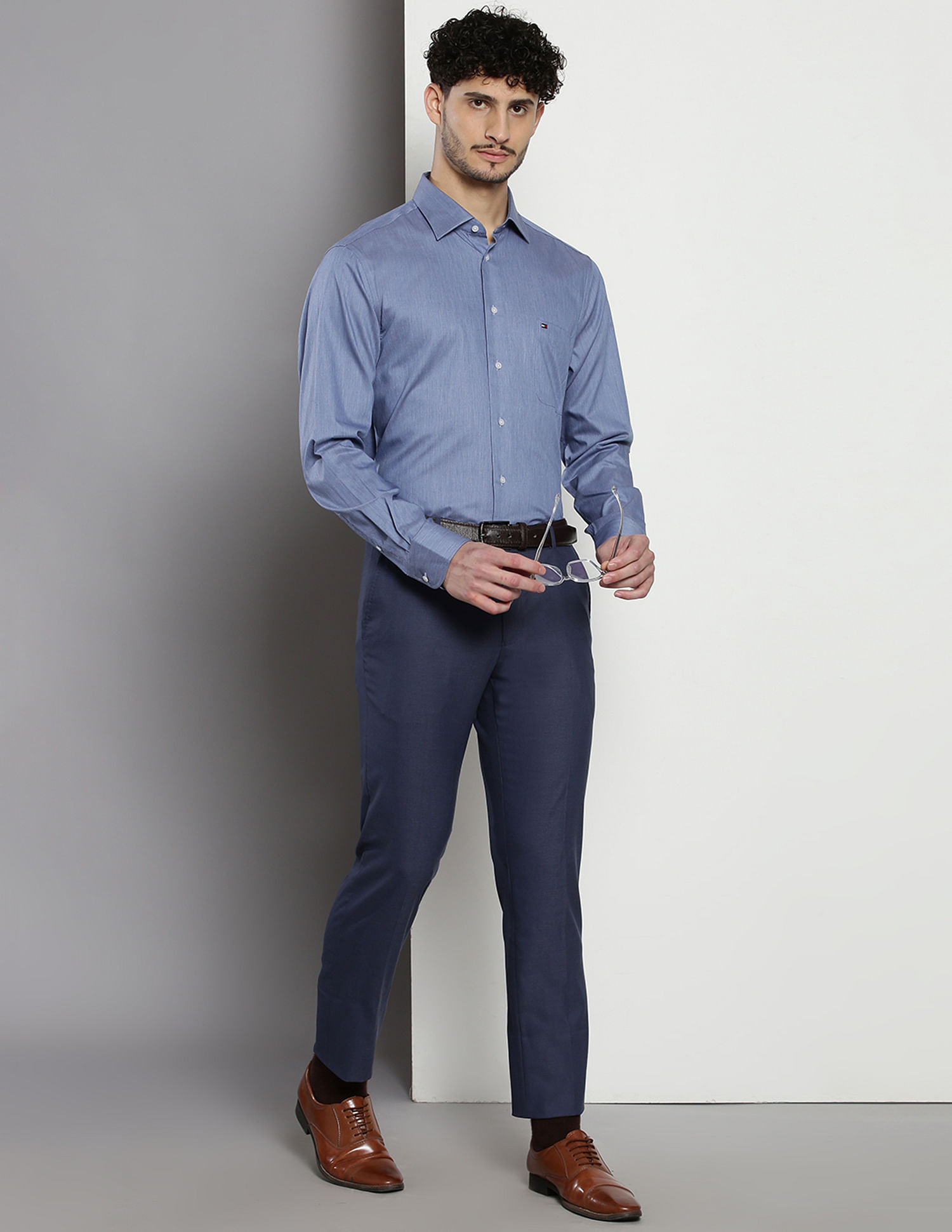 Tommy Hilfiger Cotton Twill Formal Shirt