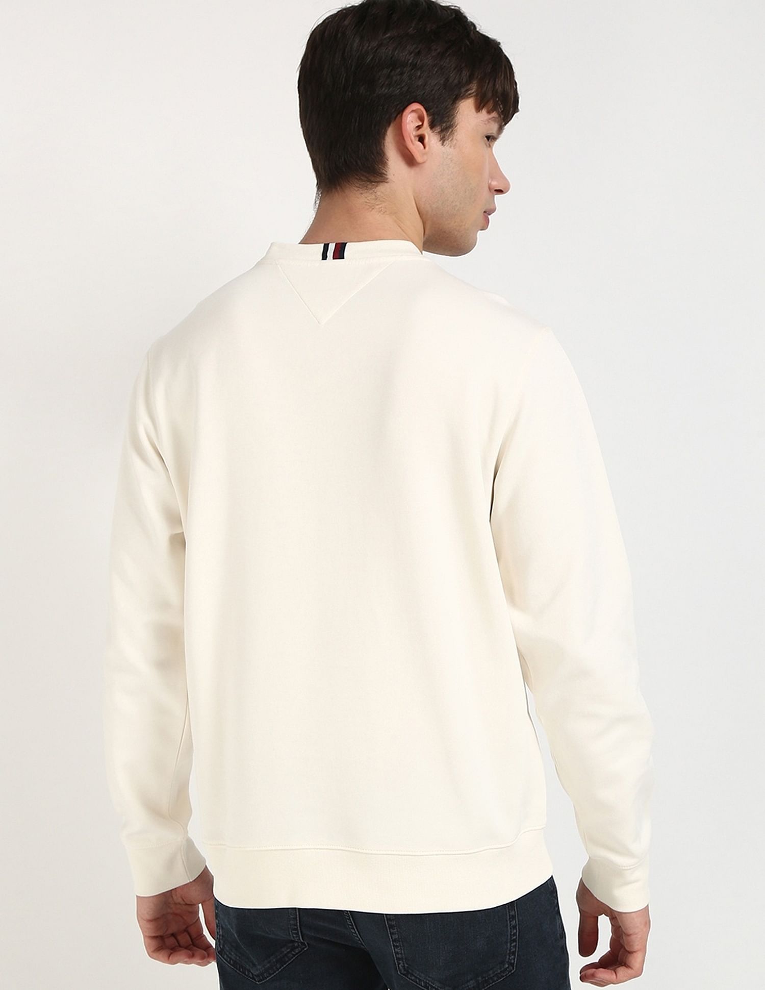 Tommy Hilfiger Embroidered Logo Regular-Fit Cotton Sweatshirt