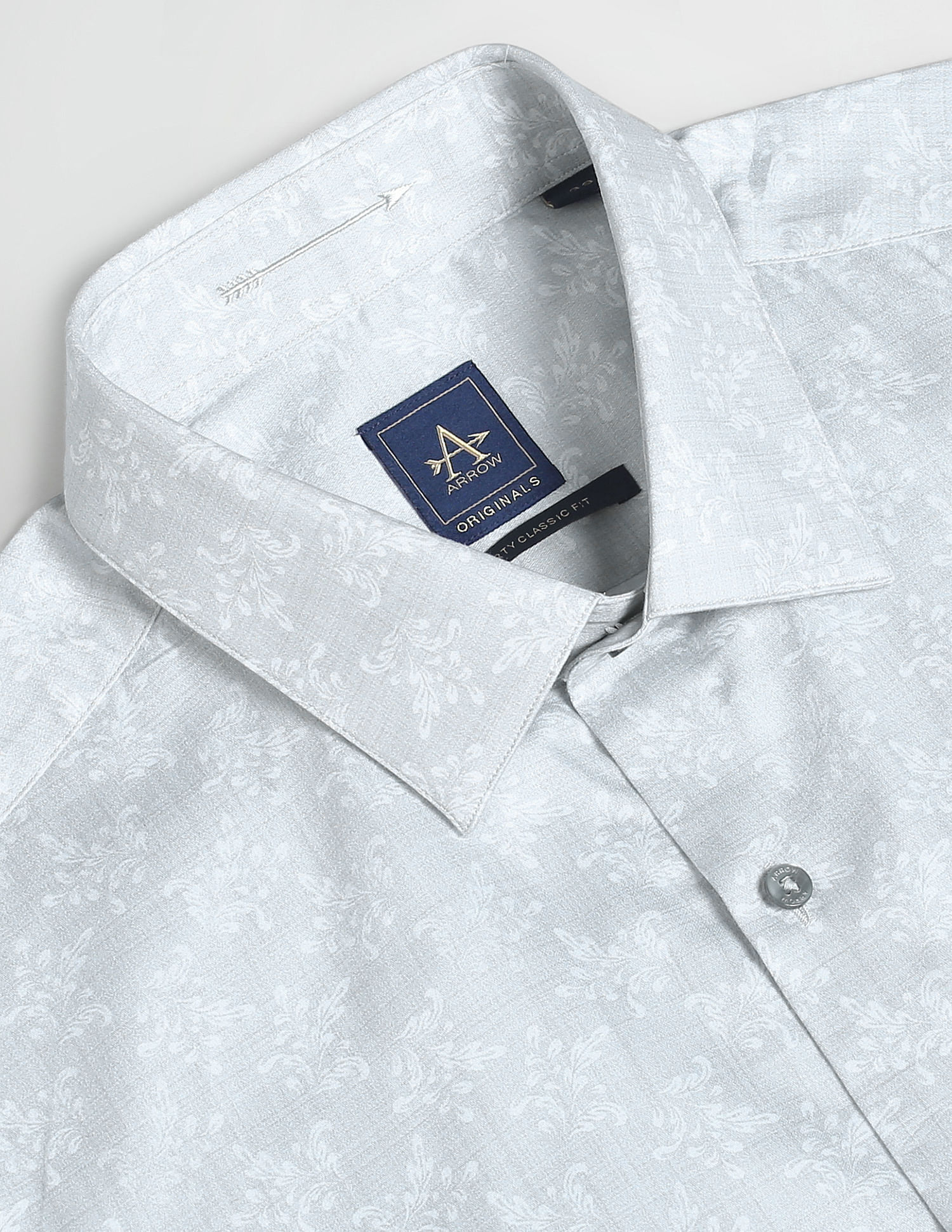 Arrow Floral Print Pure Cotton Shirt