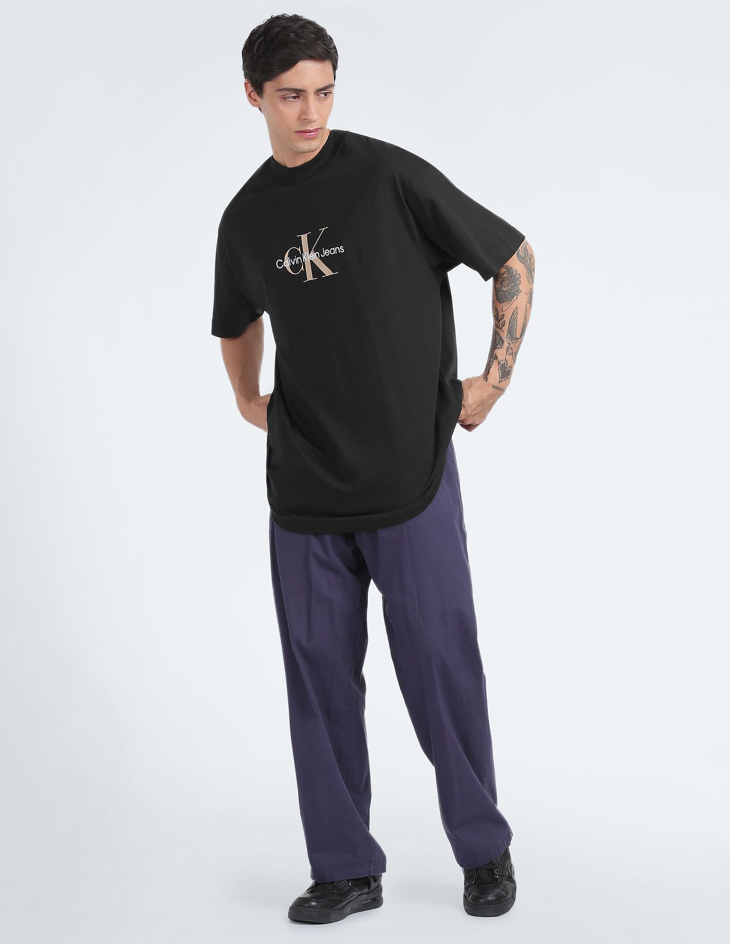 Calvin Klein Jeans Slim Fit Jeans Black | Mainline Menswear