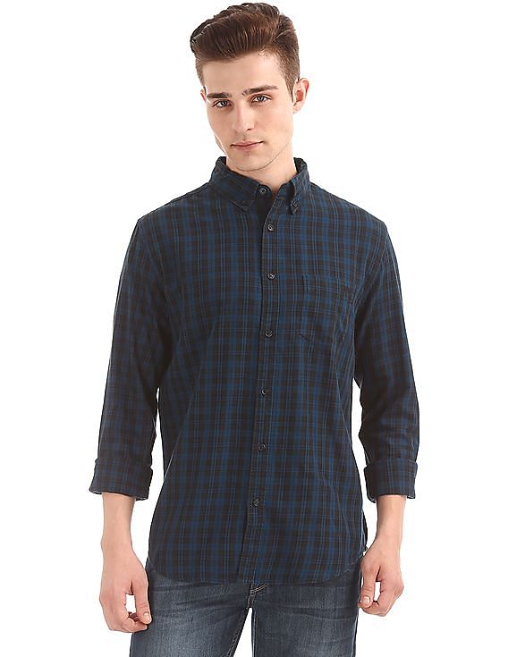 Aeropostale Button Down Check Shirt