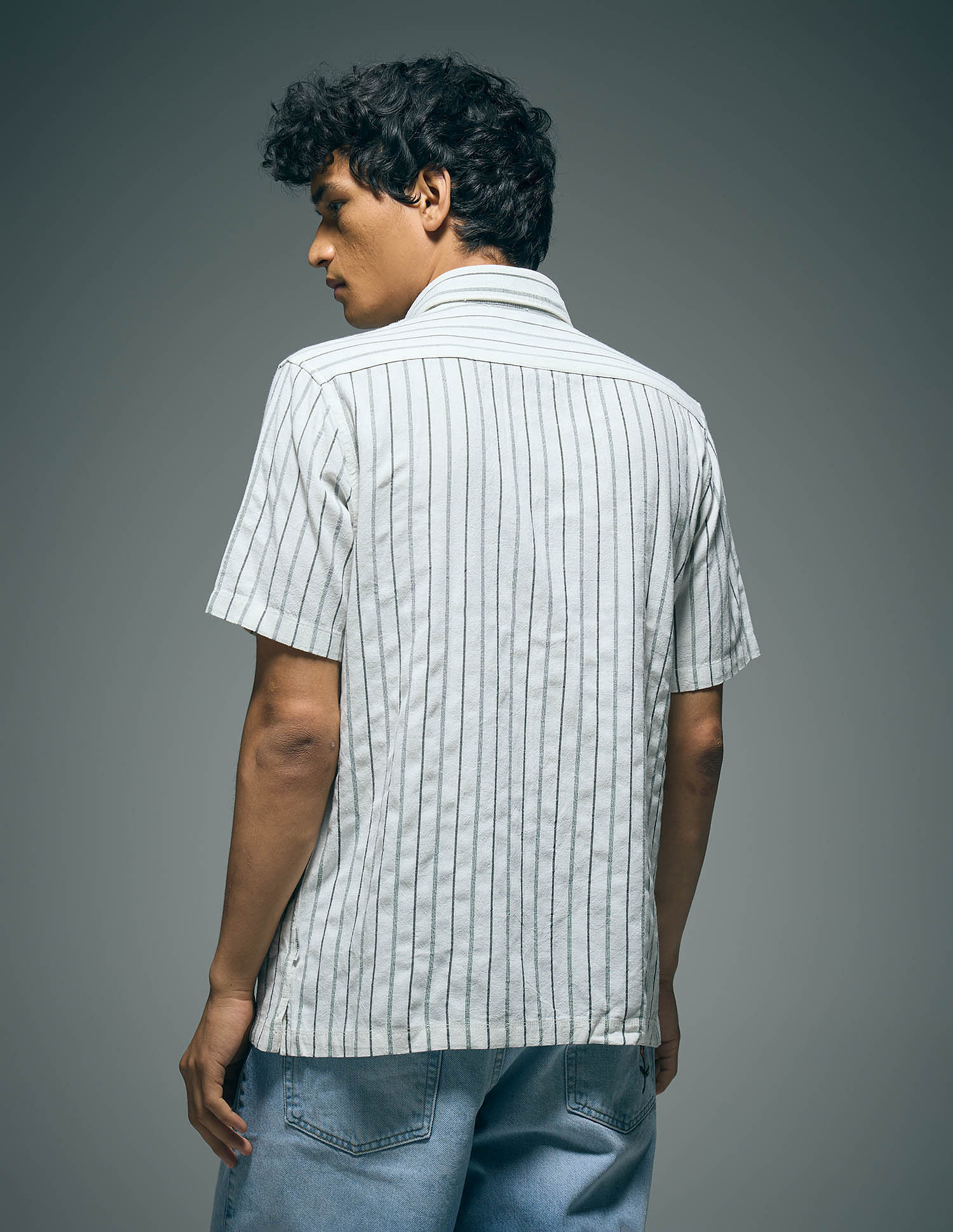 Flying Machine Vertical Striped Original Shirt