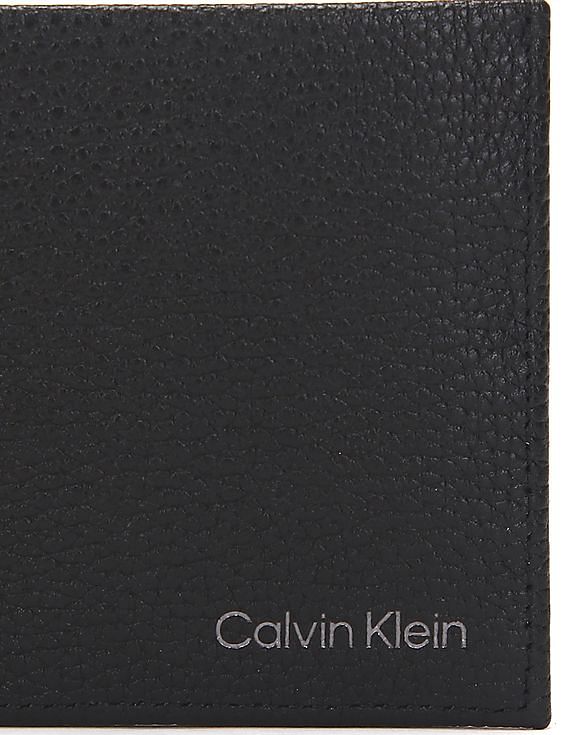 Buy Calvin Klein Black Logo Monogram Medium Bi-Fold Wallet for Men Online @  Tata CLiQ Luxury