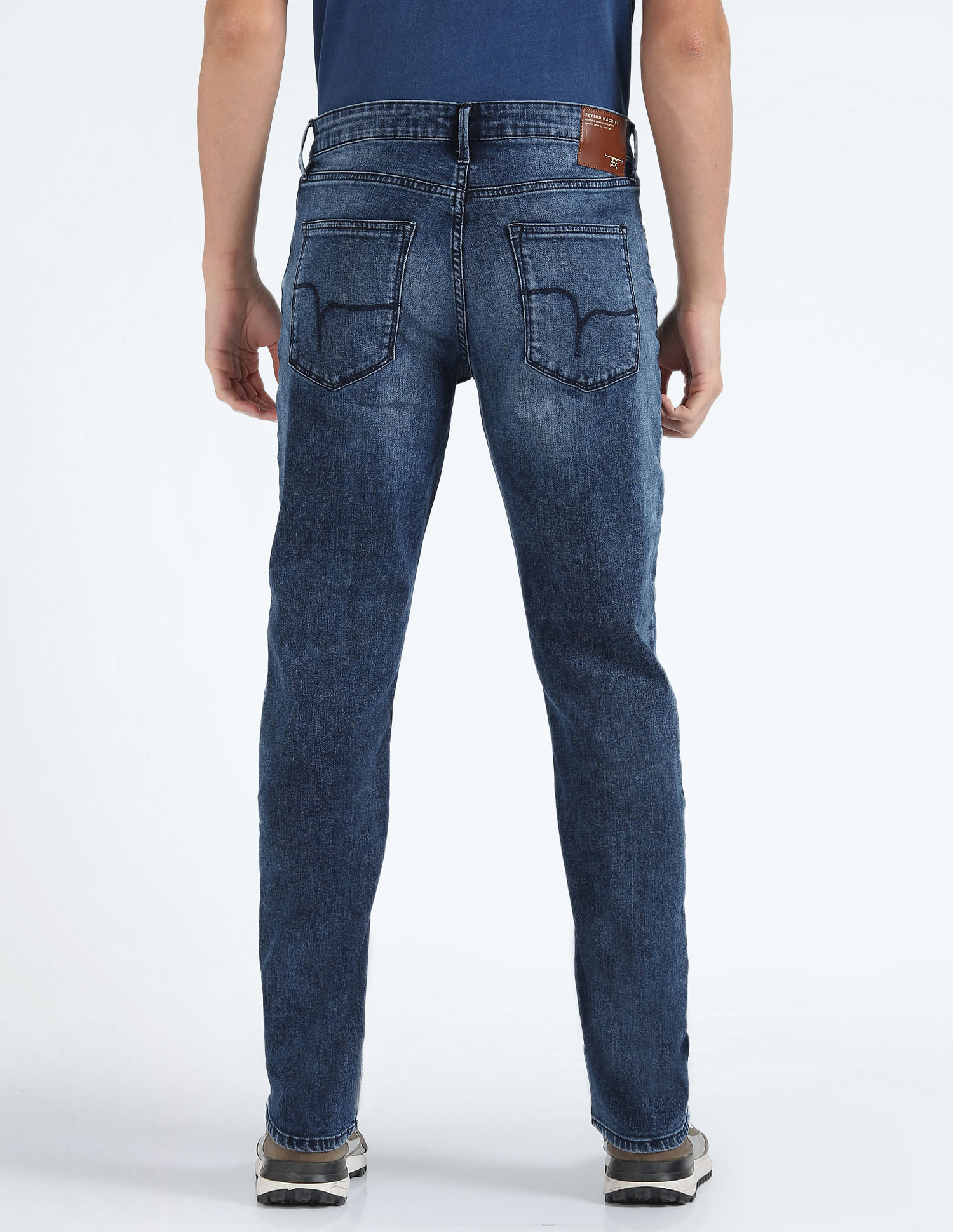 Flying Machine F-Jango Straight Fit Stone Wash Jeans