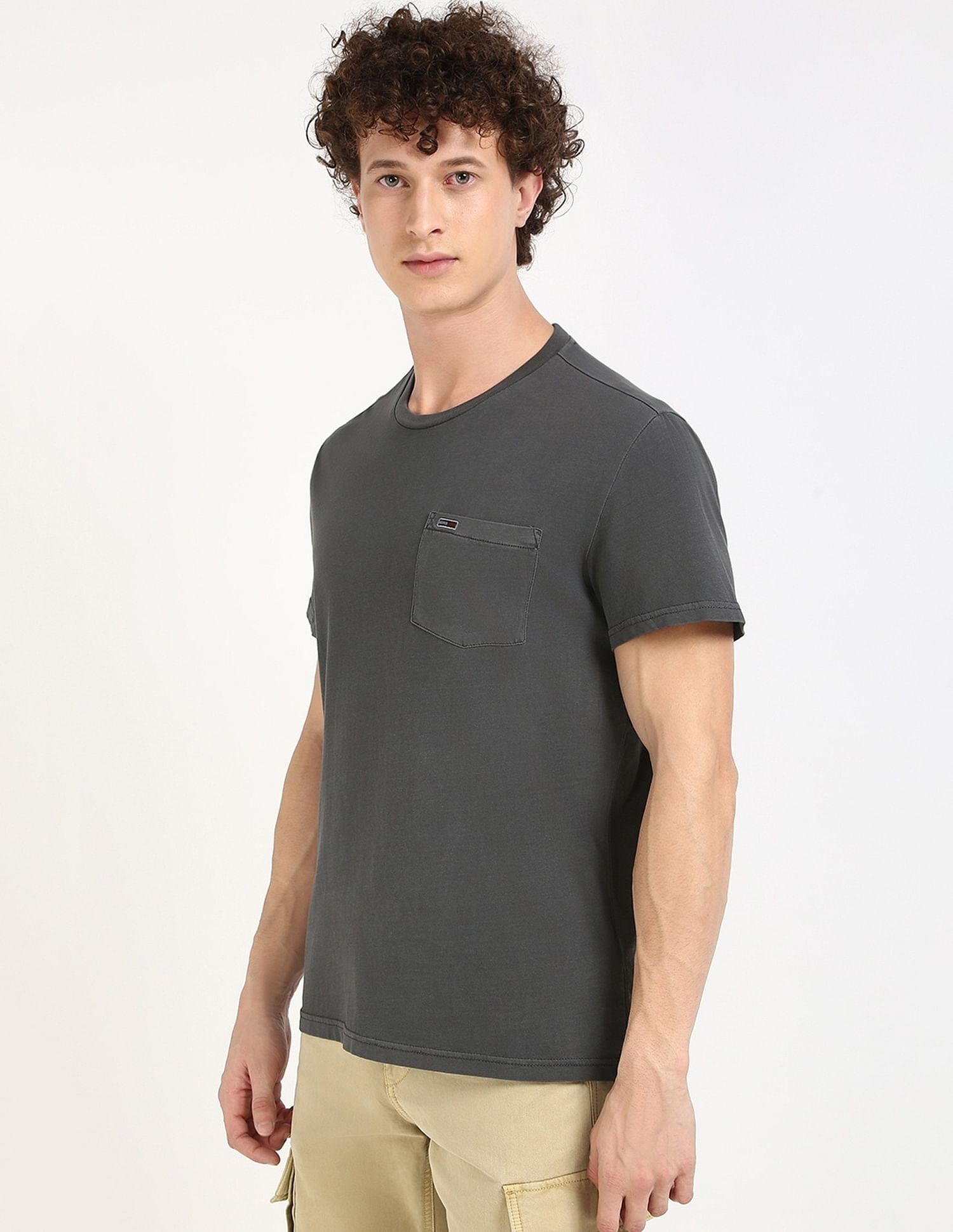 Tommy Hilfiger Solid Slim-Fit Cotton T-Shirt