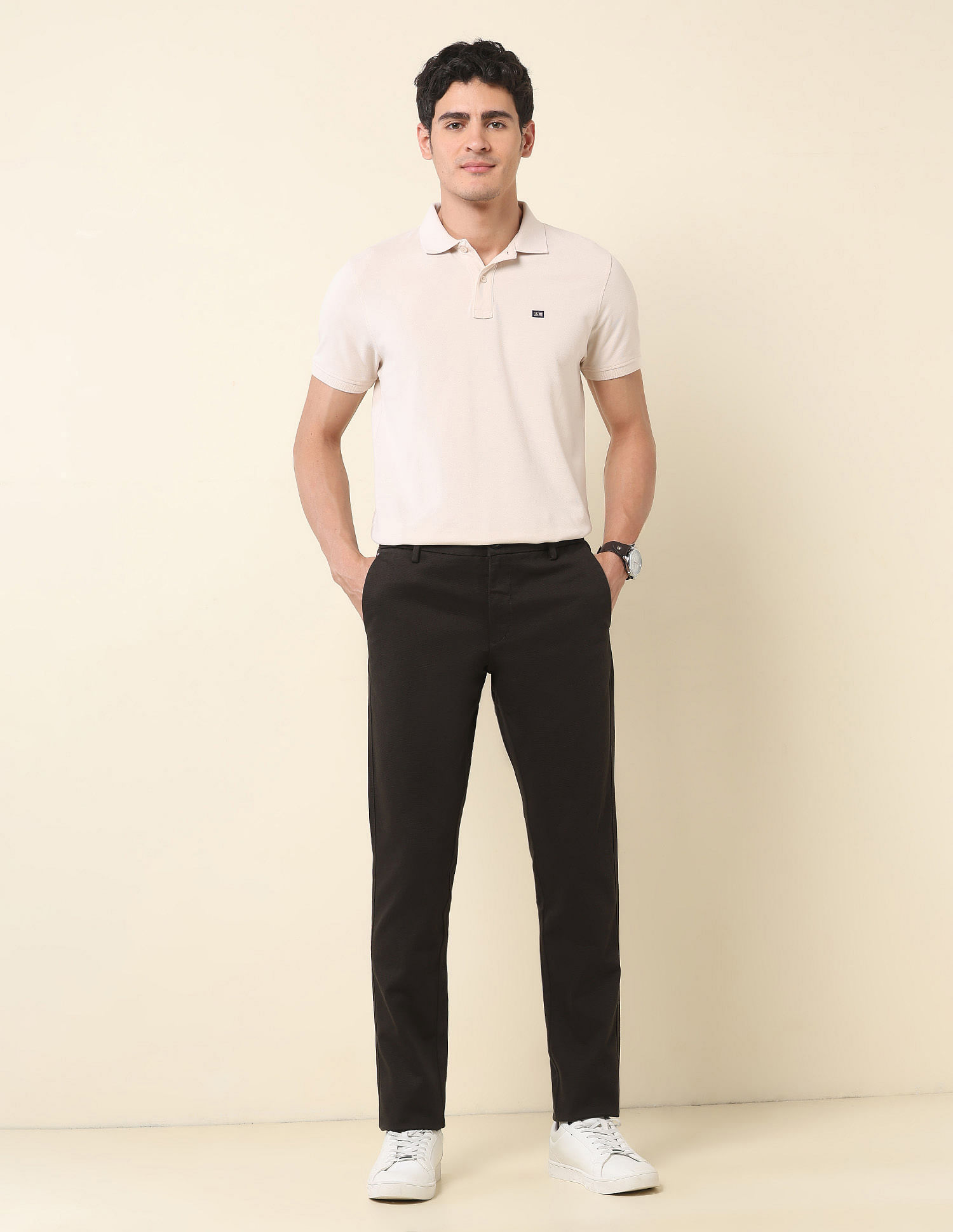 U.S. Polo Assn. Denver Slim Fit Dobby Trousers