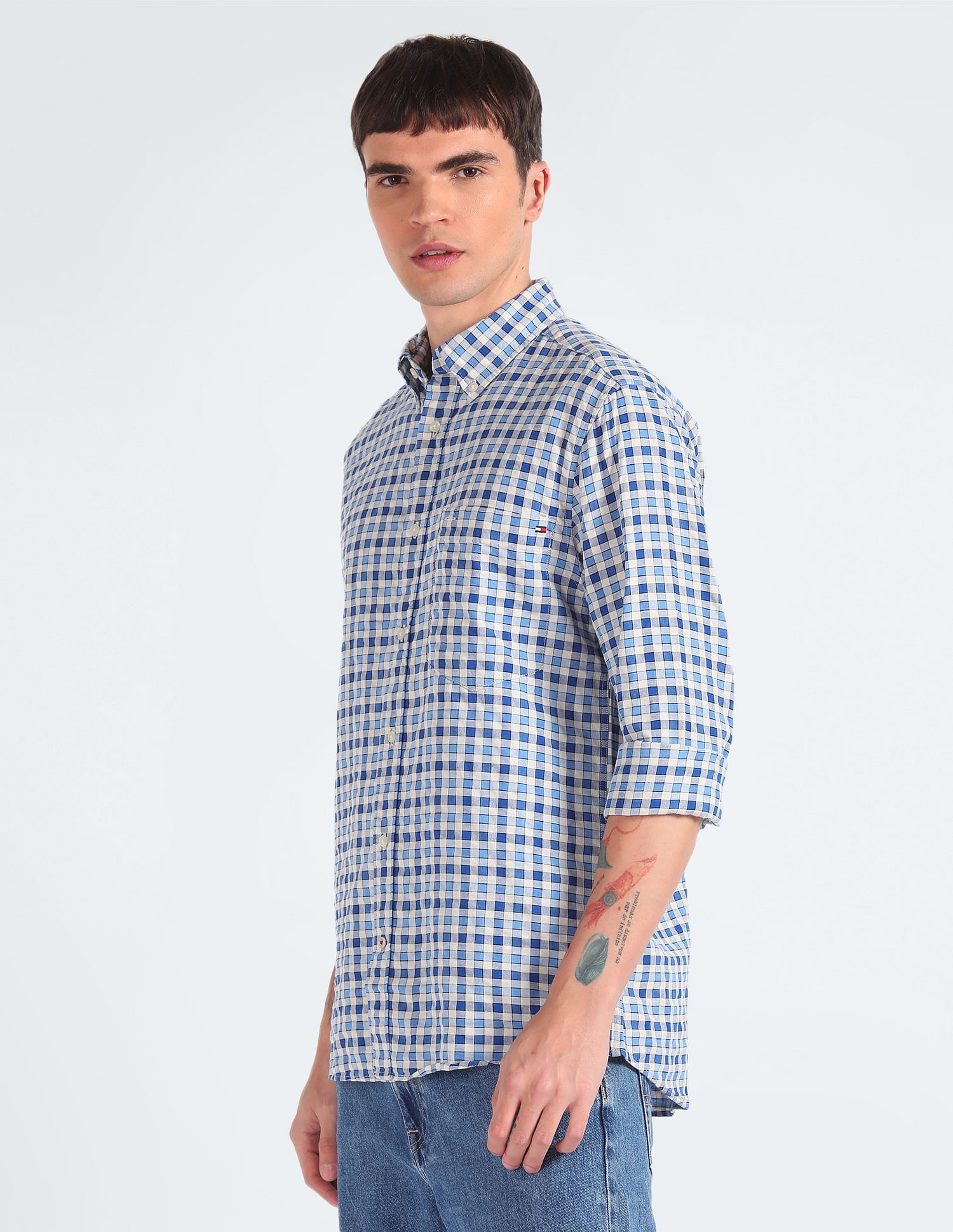Tommy Hilfiger Pure Cotton Check Shirt