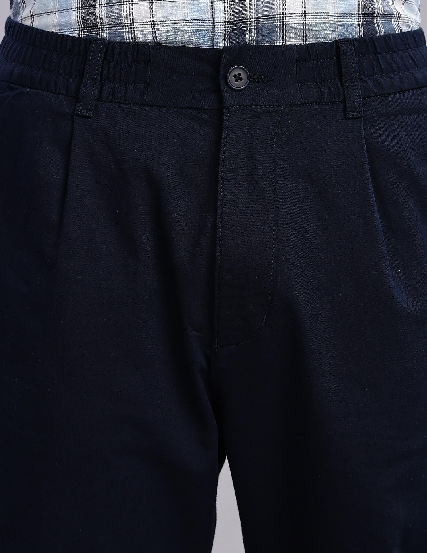 Tommy Hilfiger Mens Navy Solid Pant