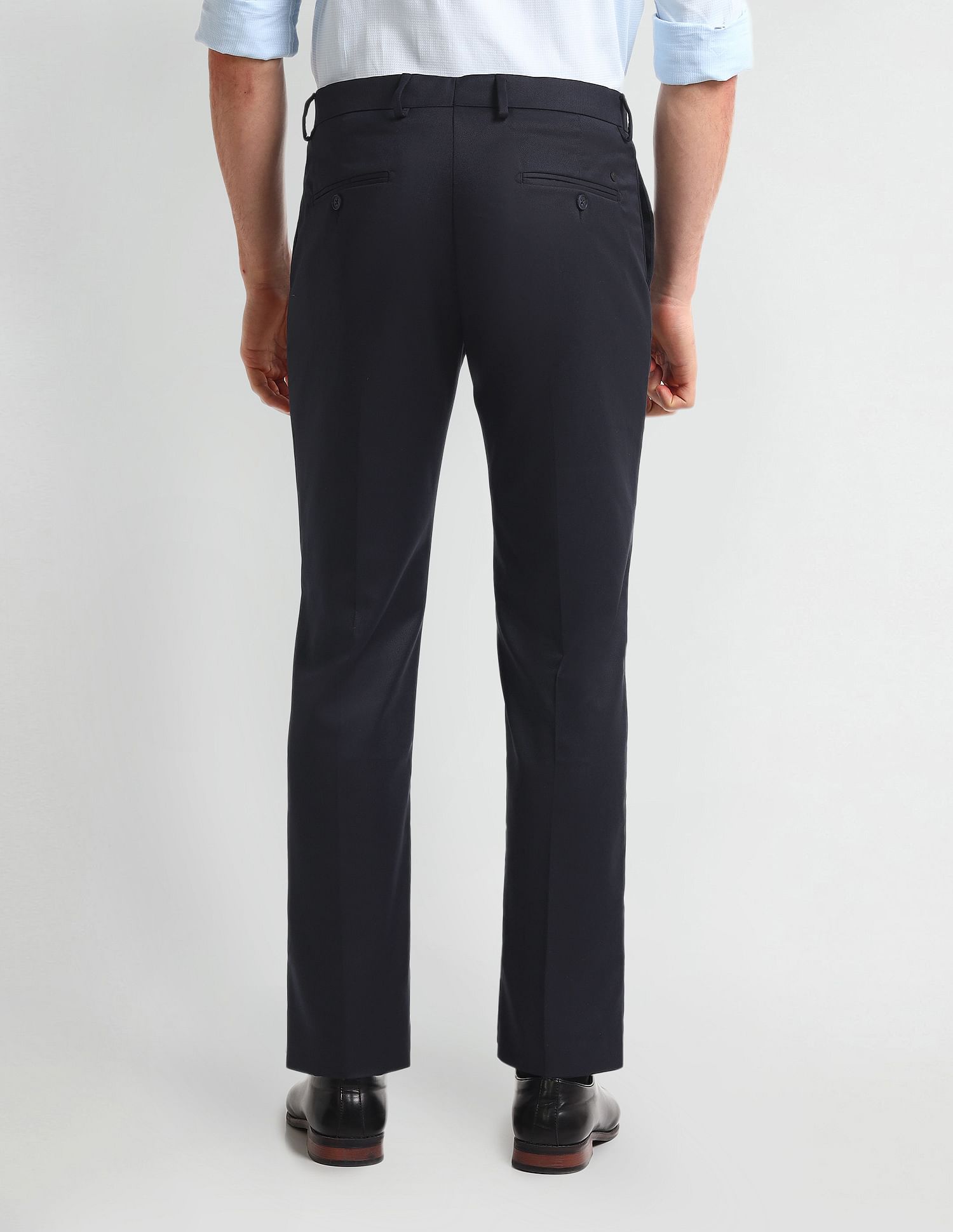 Arrow Mid rise Dobby weave Trousers