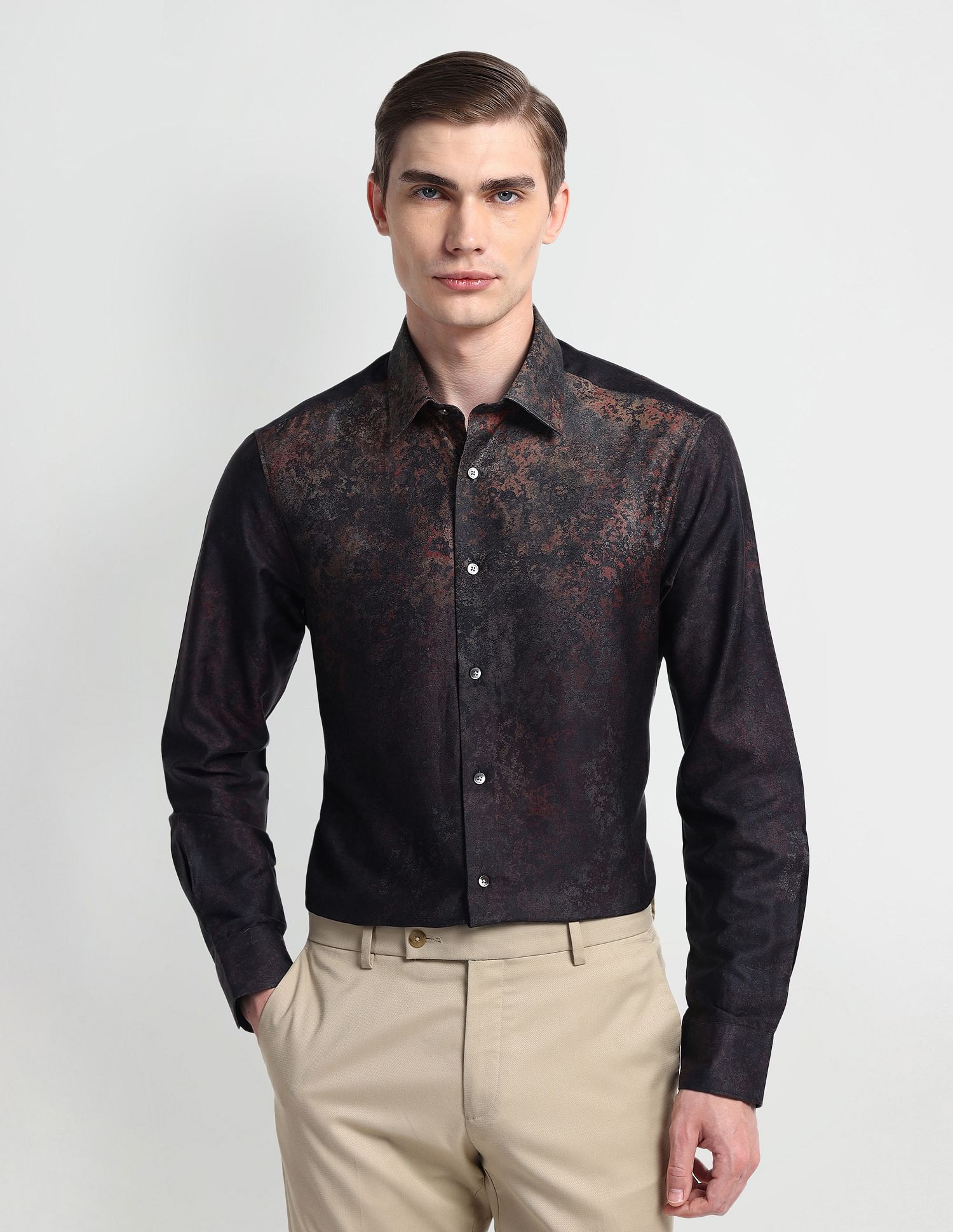 Arrow 1851Tailored Fit Cotton Shirt