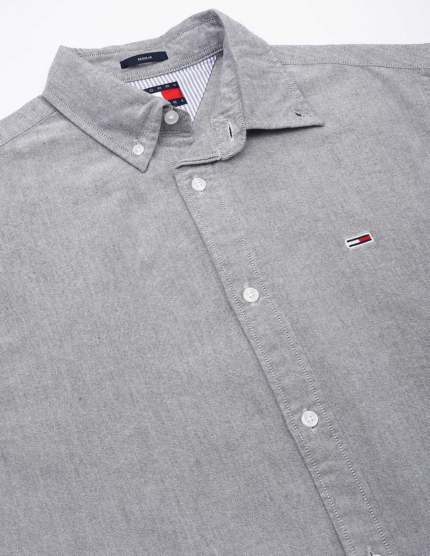 Tommy Hilfiger Solid Regular-Fit Woven Shirt
