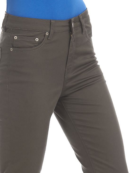 Aeropostale High Waist Cropped Jeans