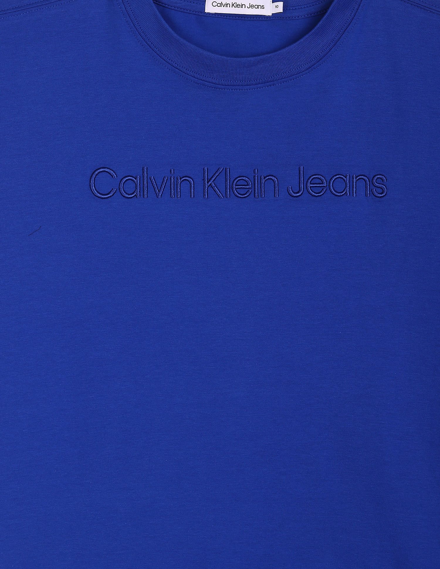 Buy Calvin Klein Jeans Crew Neck Embroidered Logo T-Shirt