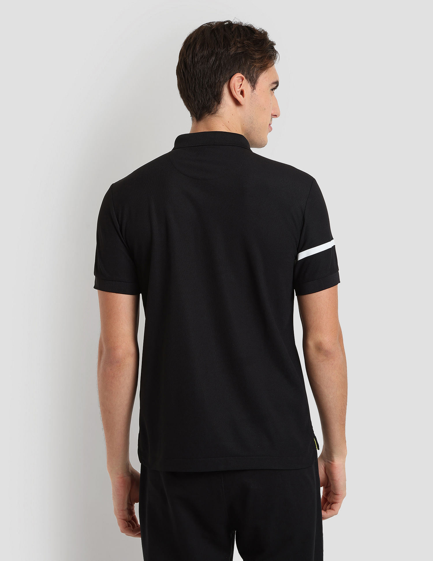 U.S. Polo Assn. Polyester Zipper Sport Polo Shirt