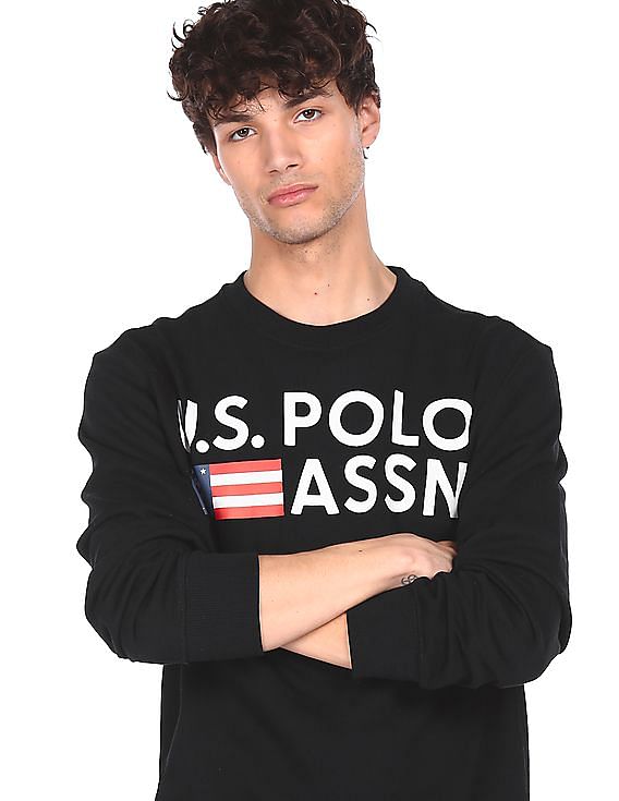 U.S. Polo Assn. Denim Co. Crew Neck Brand Print Sweatshirt