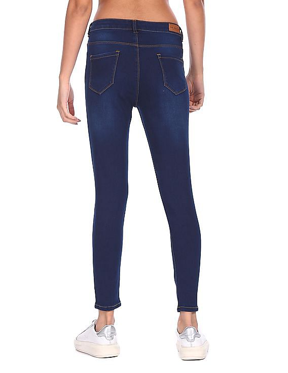Flying Machine Women Mid Rise Skinny Fit Jeans