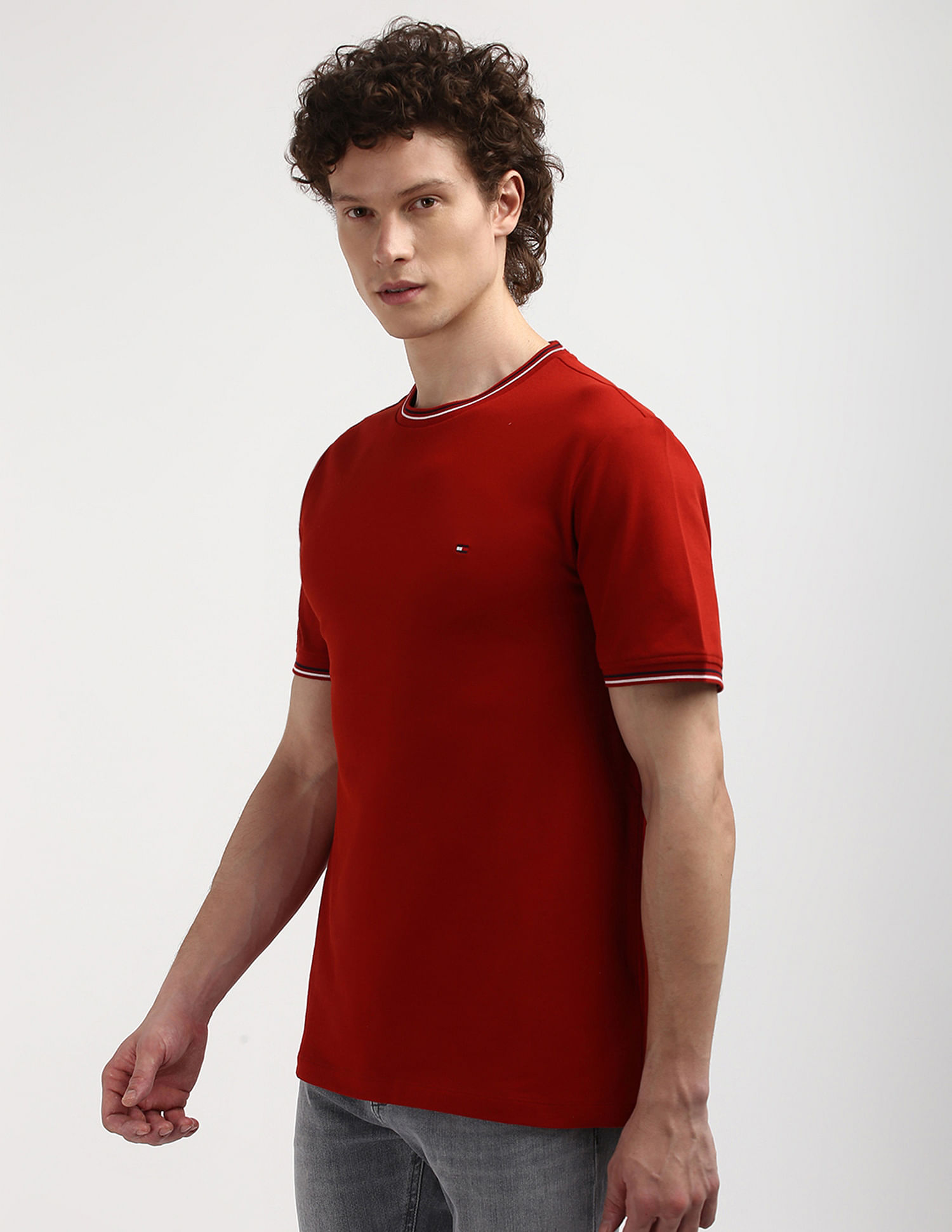 Tommy Hilfiger Tipped Collar Organic Cotton T-Shirt