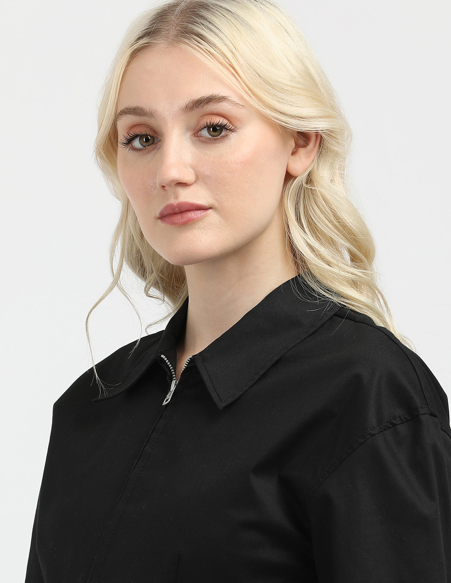 Calvin Klein Jeans Zipped Cotton Long Sleeve Top