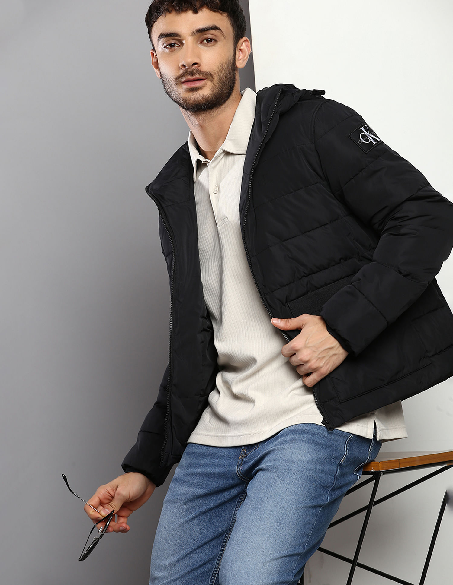 Quilted calvin nonusable klein jacket