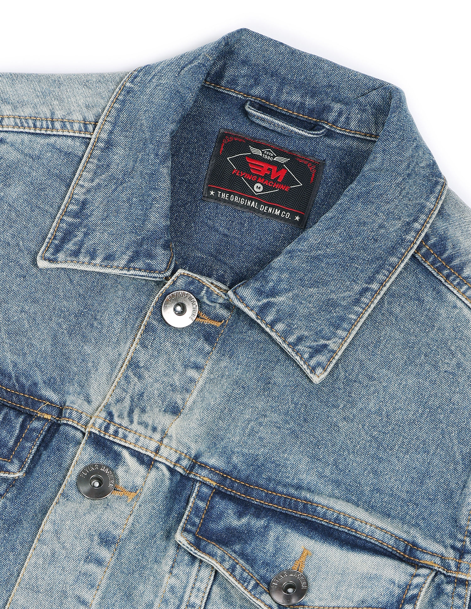 Mens Wrangler Cowboy Cut Unlined Denim Jacket - Inside Pockets - 74145PW |  eBay