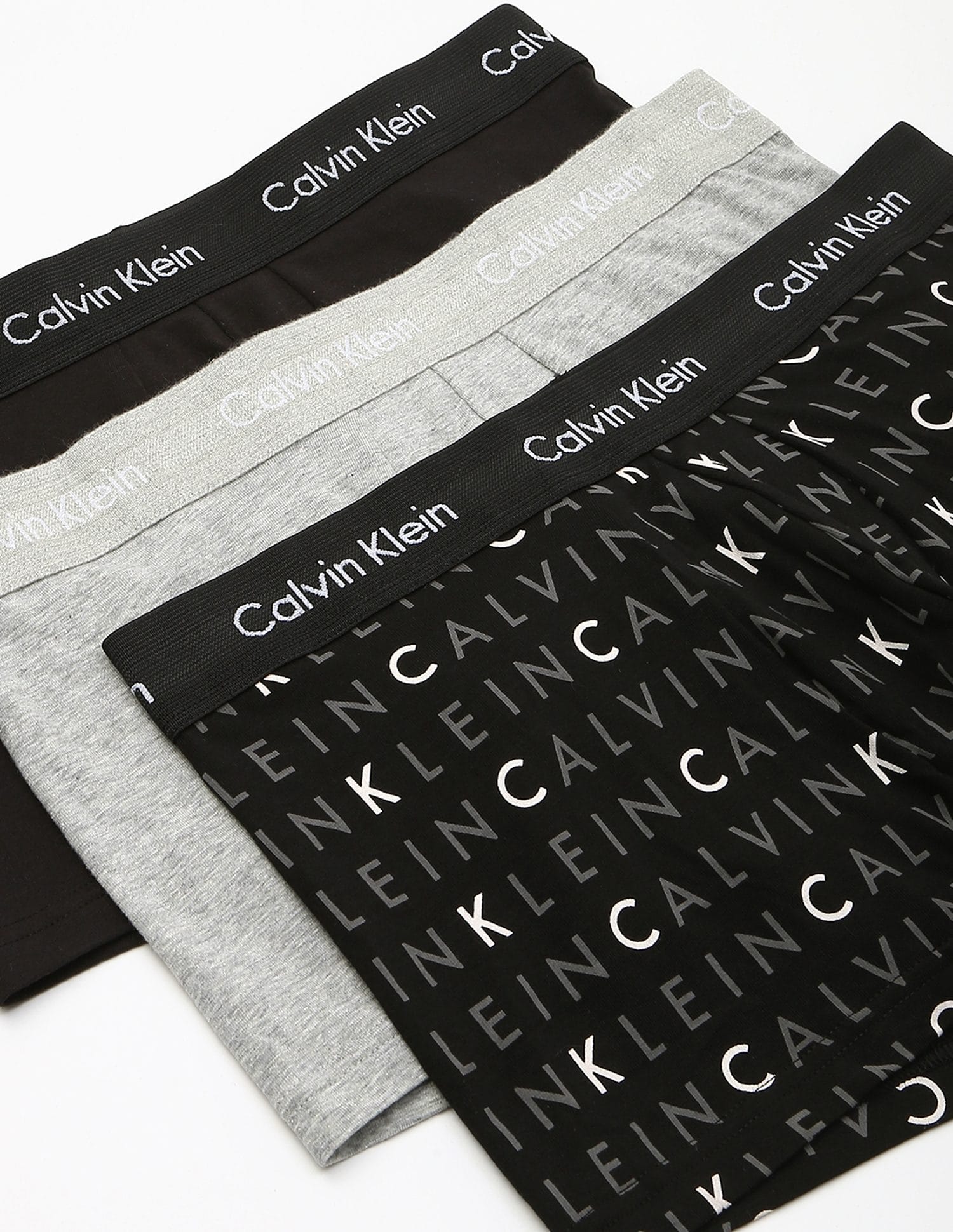 Buy Calvin Klein Underwear Logo Multi Mid Rise Trunks Pack Of 