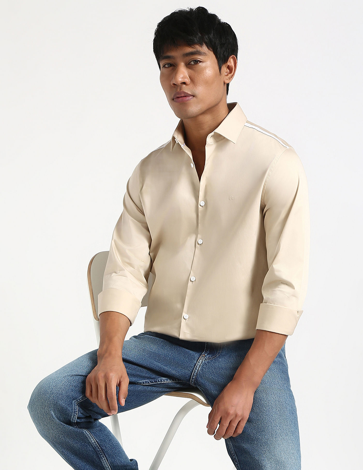 Calvin Klein Jeans Slim Fit Twill Shirt